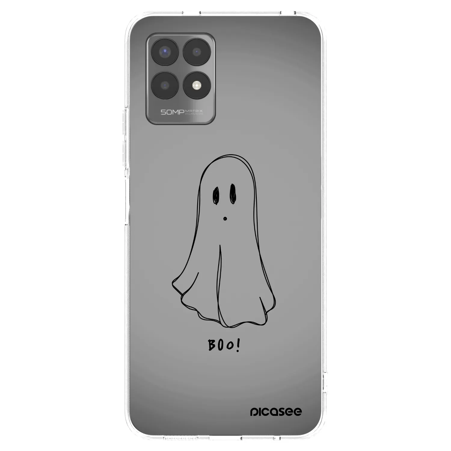 Picasee silikonski prozorni ovitek za Realme 8i - Ghost