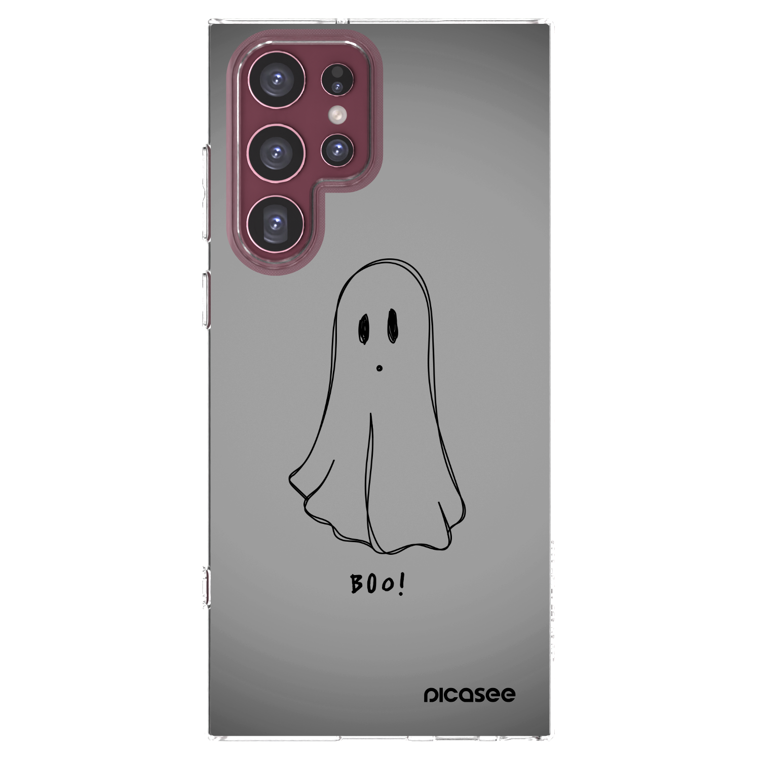 Picasee silikonski prozorni ovitek za Samsung Galaxy S22 Ultra 5G - Ghost