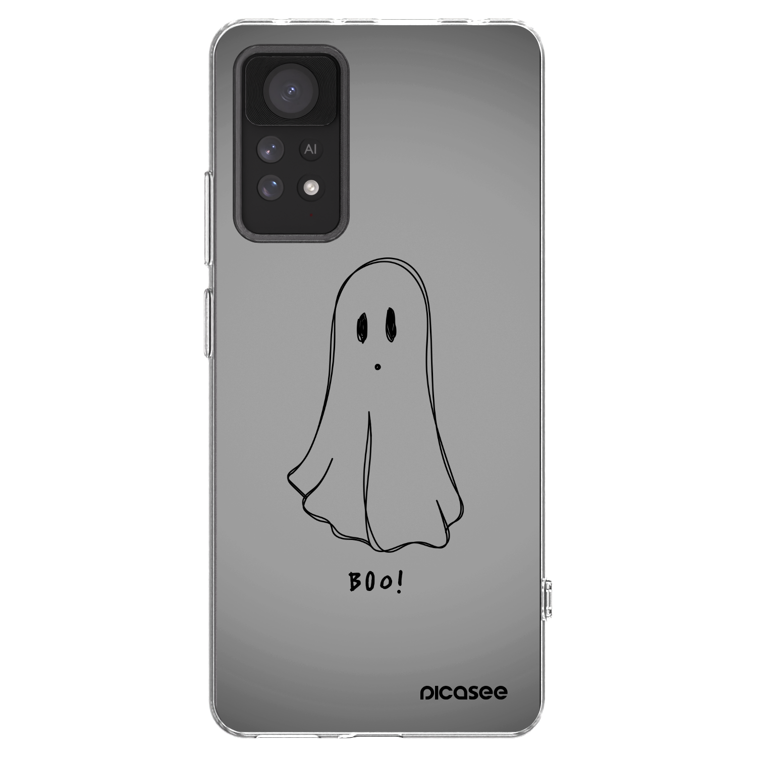 Picasee silikonski prozorni ovitek za Xiaomi Redmi Note 11 Pro - Ghost