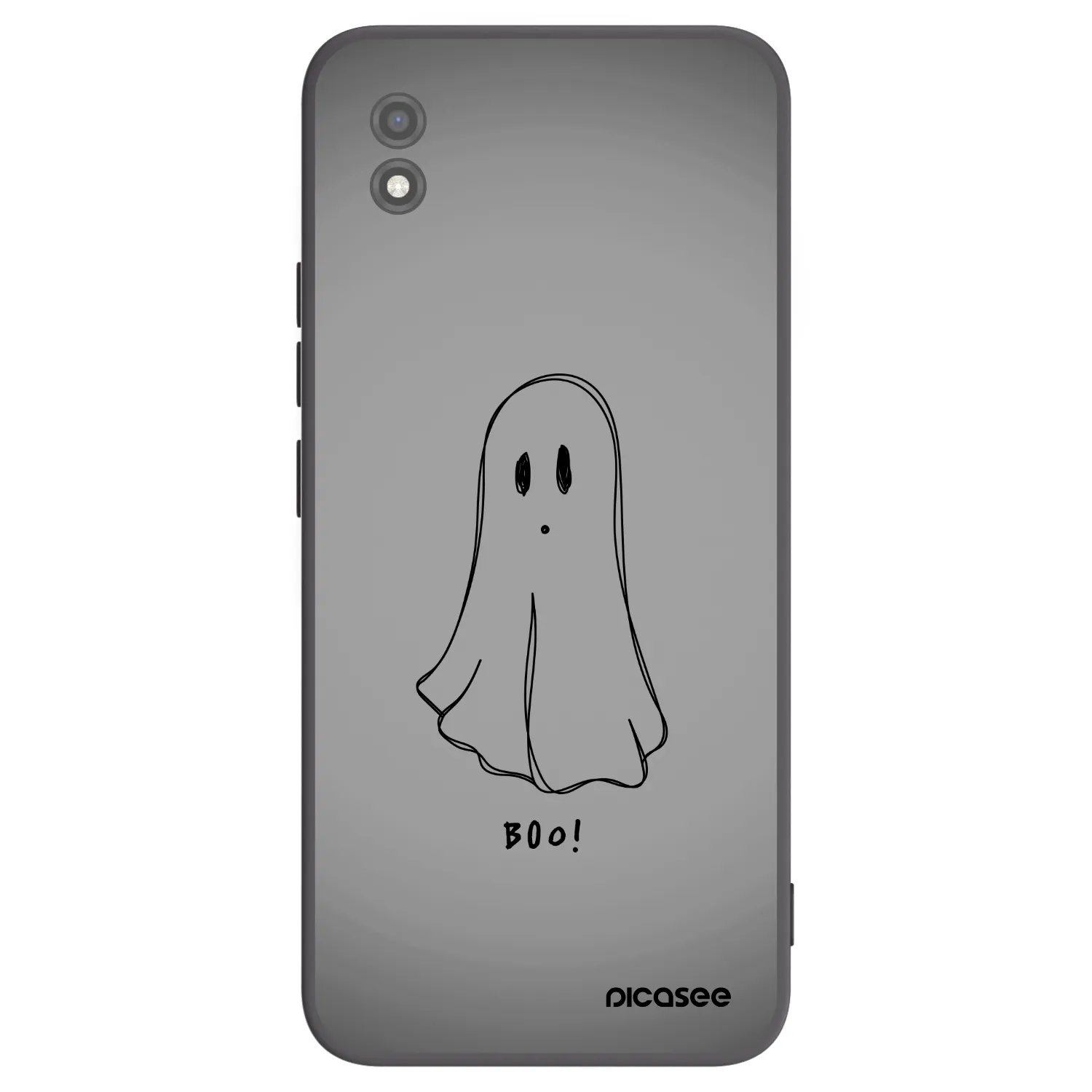Picasee silikonski črni ovitek za Realme C11 (2021) - Ghost