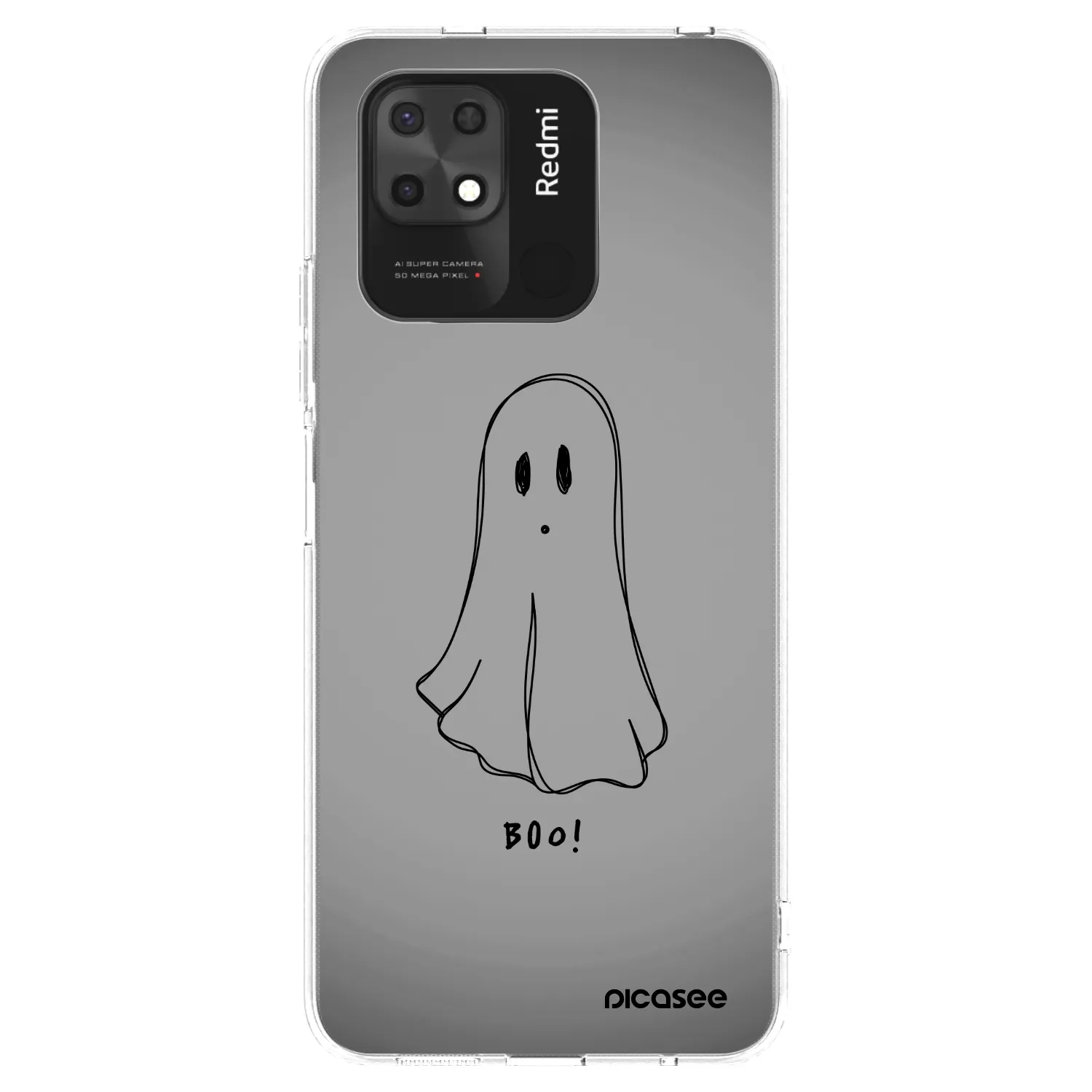 Picasee silikonski prozorni ovitek za Xiaomi Redmi 10C - Ghost