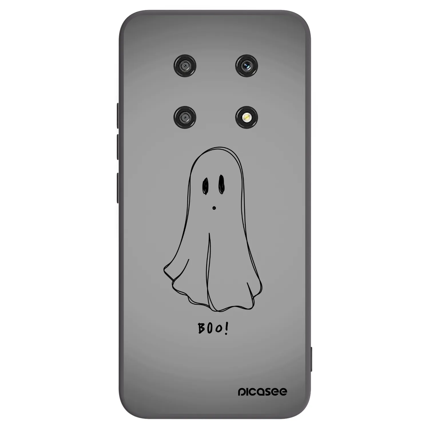 Picasee silikonski črni ovitek za Honor Magic4 Lite 5G - Ghost