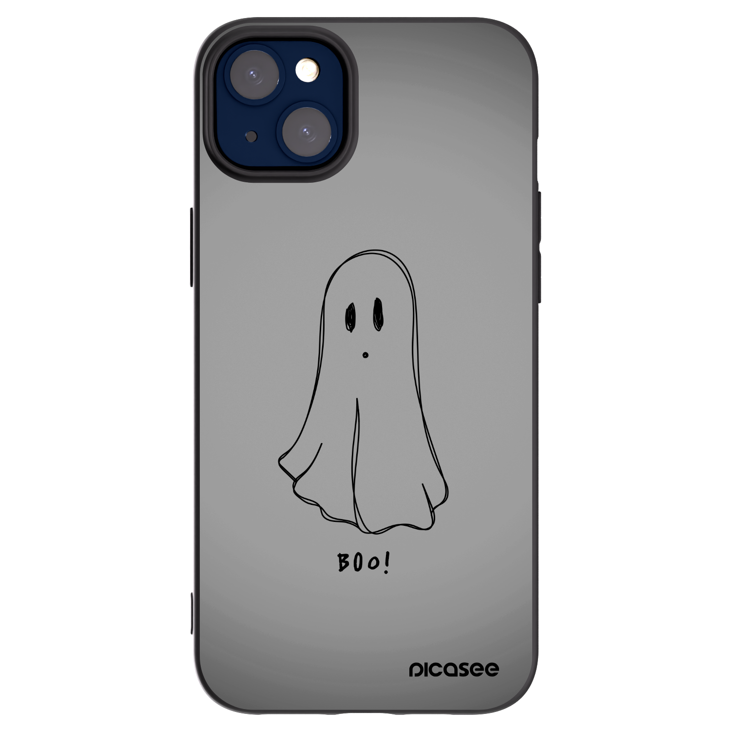 Picasee silikonski črni ovitek za Apple iPhone 14 Plus - Ghost