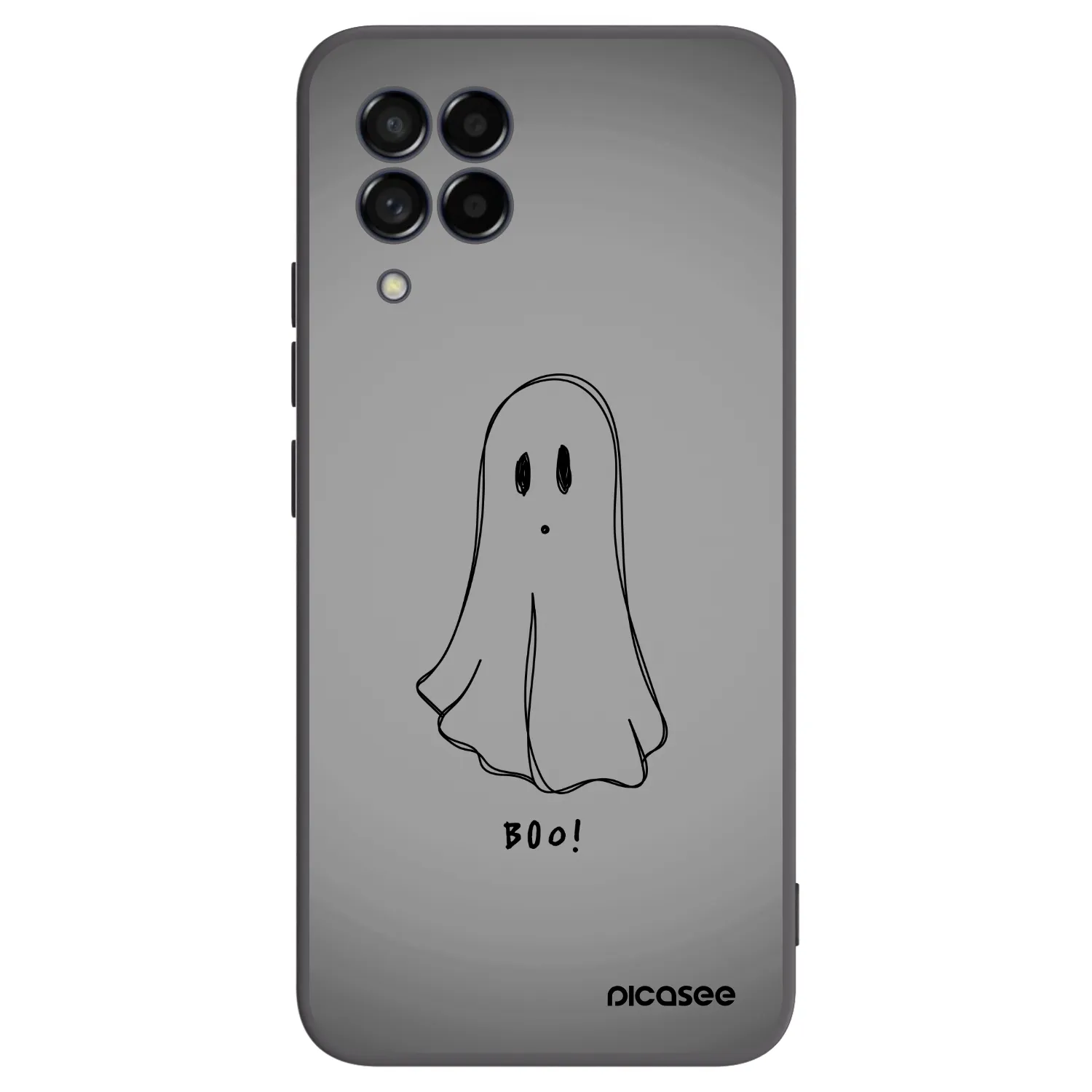Picasee silikonski črni ovitek za Samsung Galaxy M53 5G - Ghost