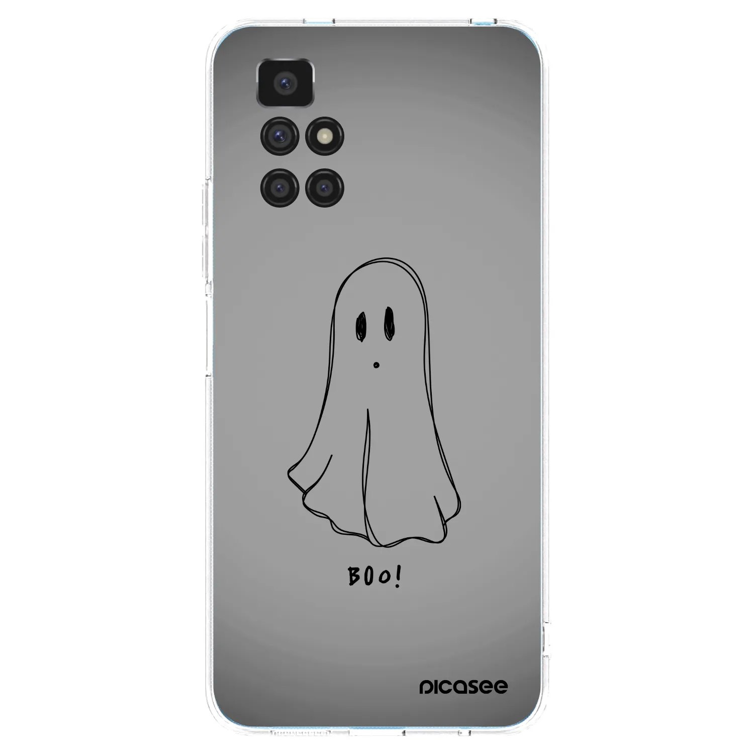 Picasee silikonski prozorni ovitek za Xiaomi Redmi 10 (2022) - Ghost