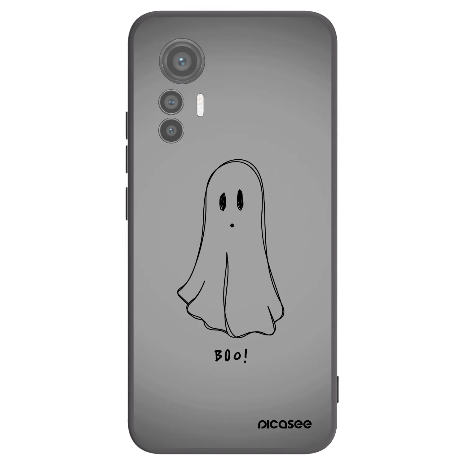 Picasee silikonski črni ovitek za Xiaomi 12 Lite - Ghost