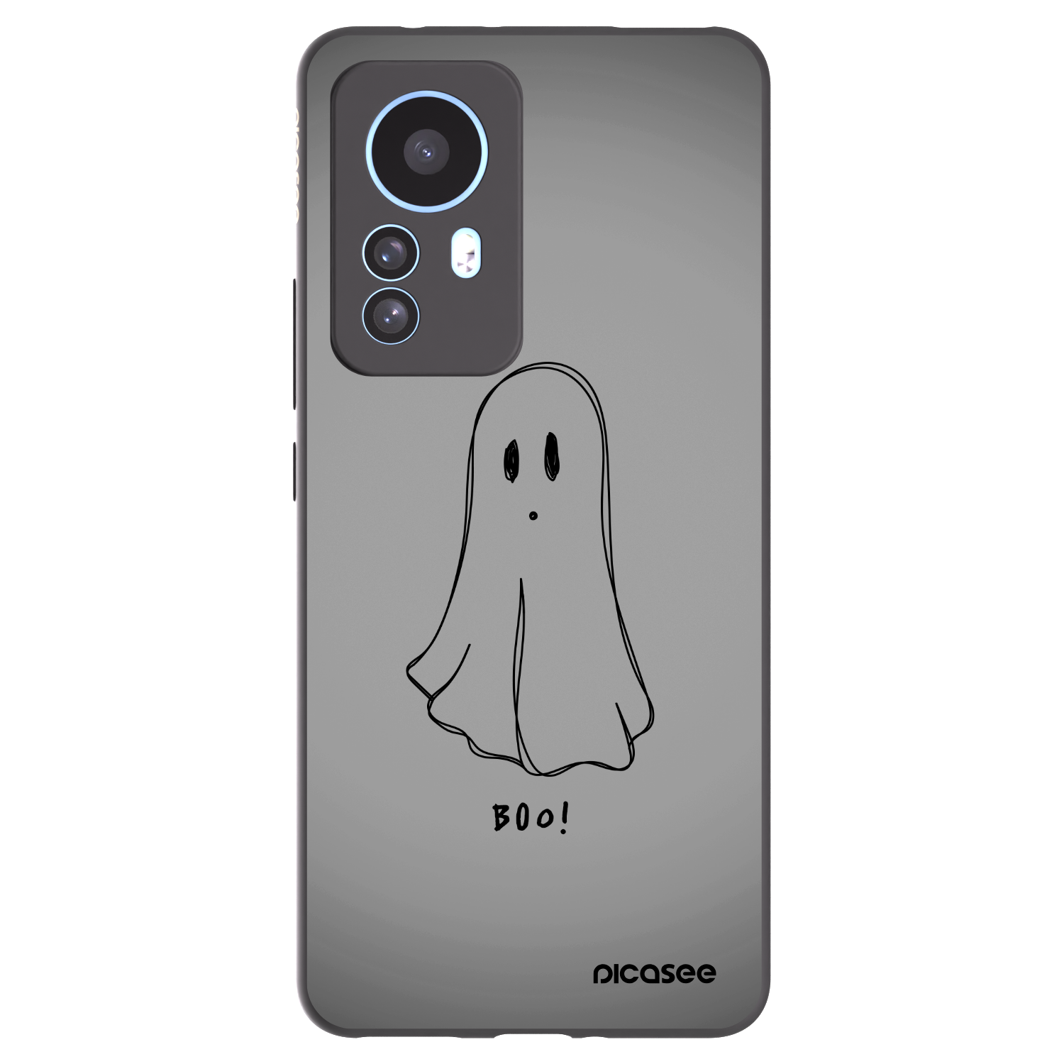 Picasee silikonski črni ovitek za Xiaomi 12T Pro - Ghost