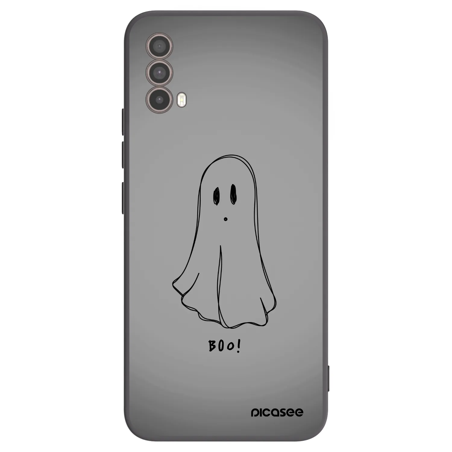 Picasee silikonski črni ovitek za Motorola Moto E40 - Ghost