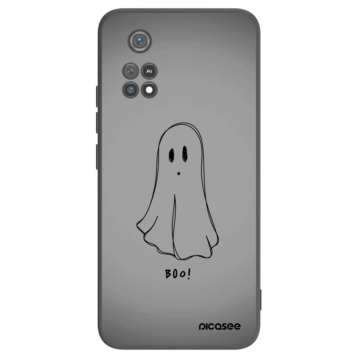 Picasee silikonski črni ovitek za Xiaomi Poco M4 Pro - Ghost