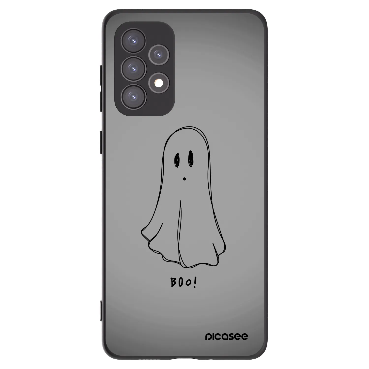 Picasee silikonski črni ovitek za Samsung Galaxy A73 5G - Ghost