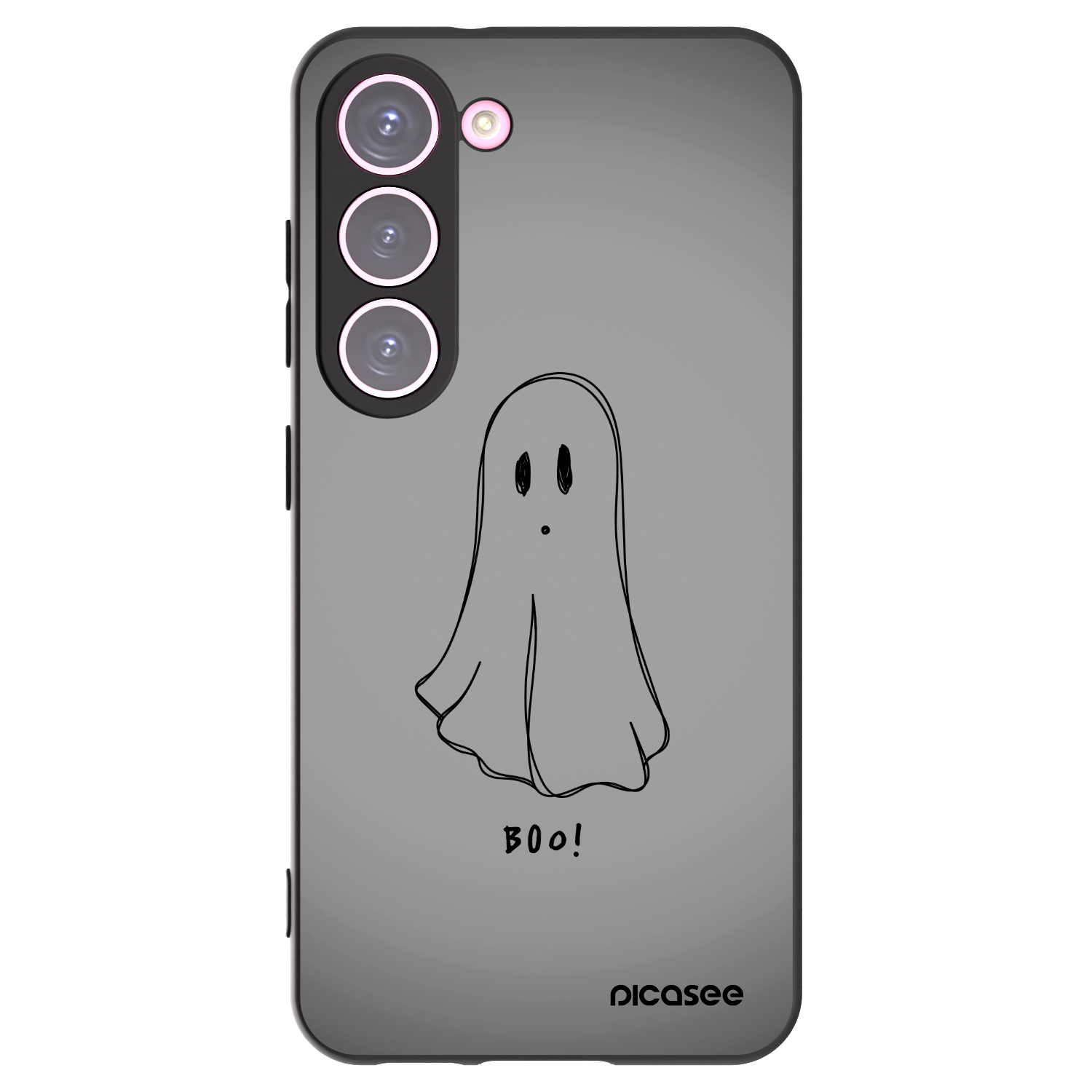 Picasee silikonski črni ovitek za Samsung Galaxy S23 5G - Ghost