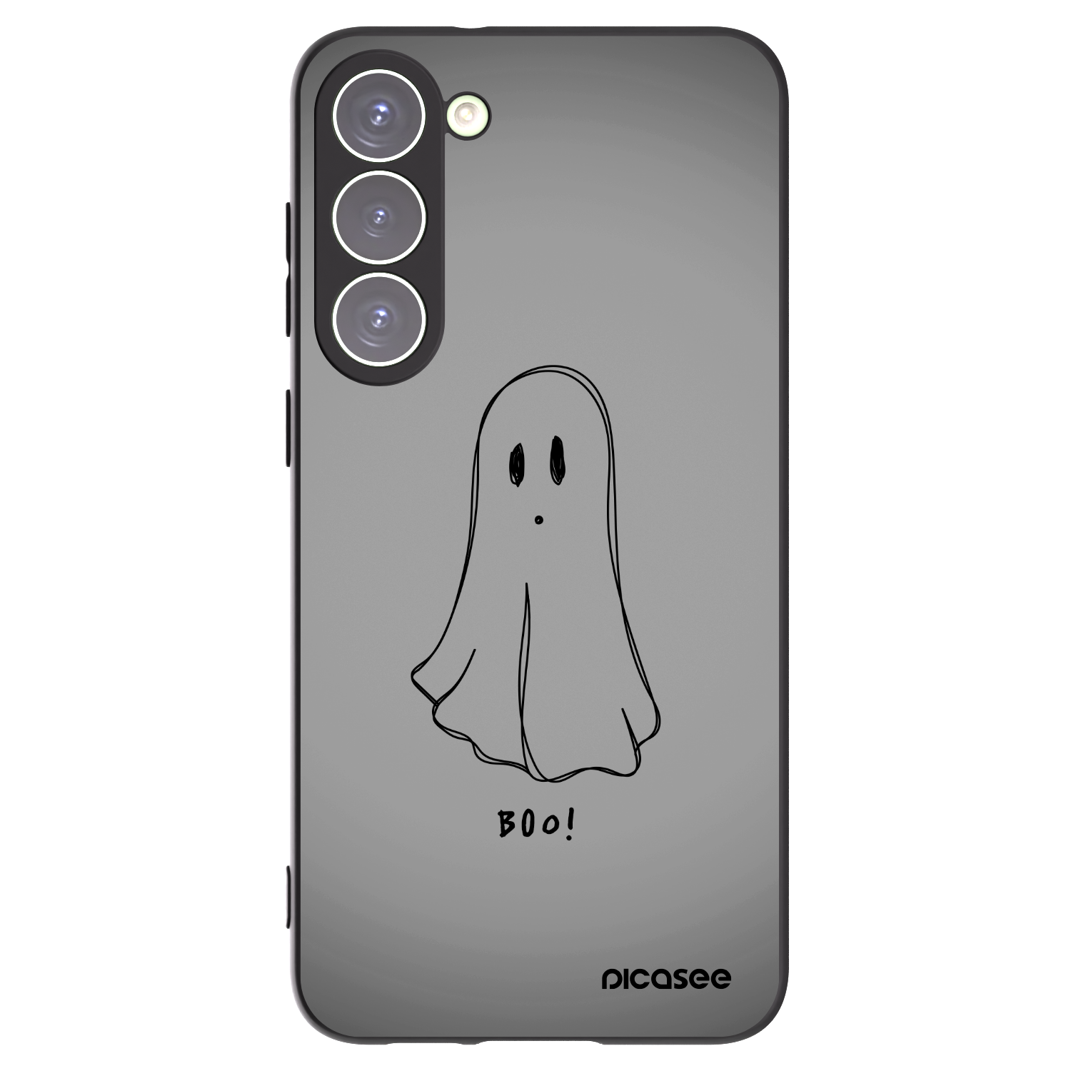 Picasee silikonski črni ovitek za Samsung Galaxy S23+ 5G - Ghost