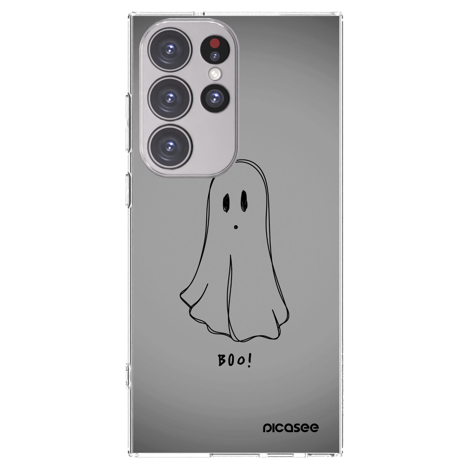 Picasee silikonski prozorni ovitek za Samsung Galaxy S23 Ultra 5G - Ghost