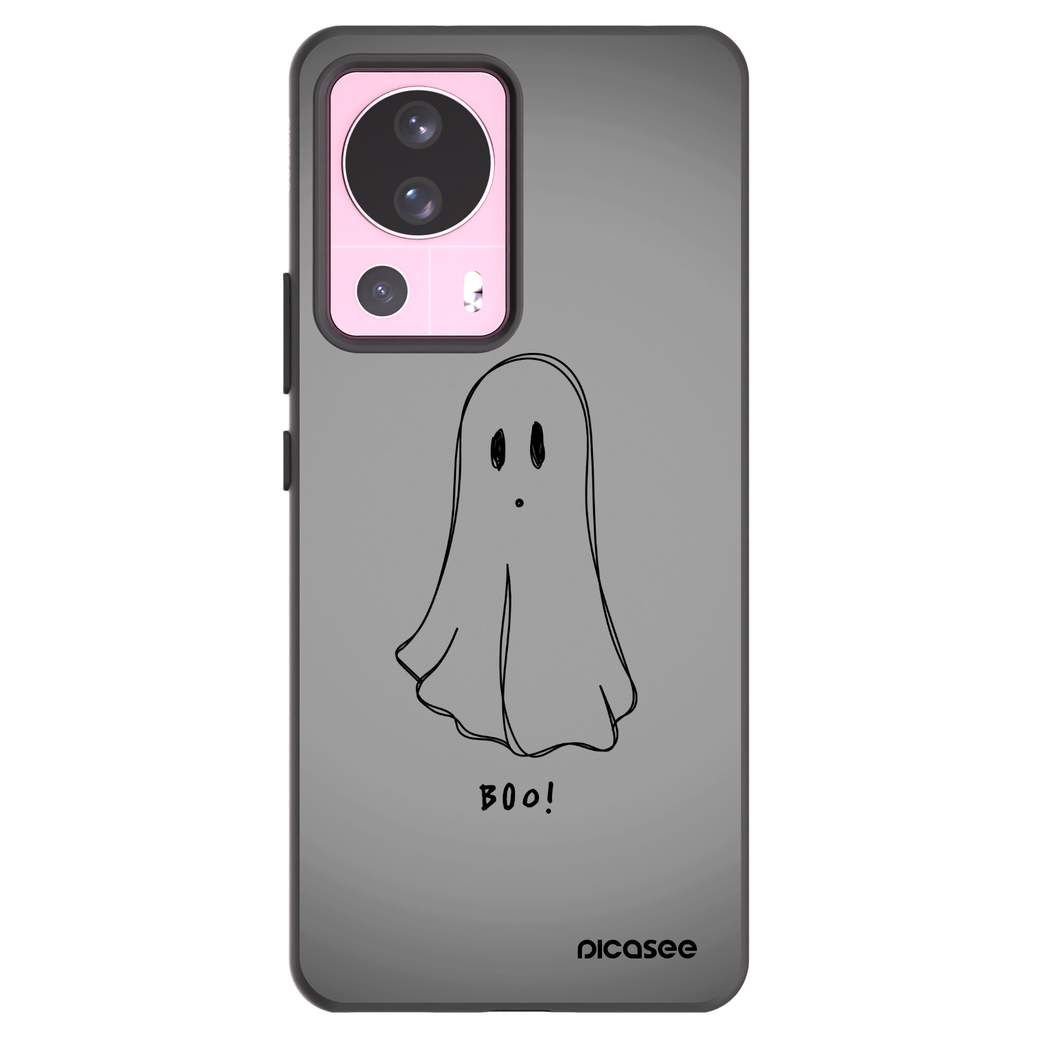 Picasee silikonski črni ovitek za Xiaomi 13 Lite - Ghost