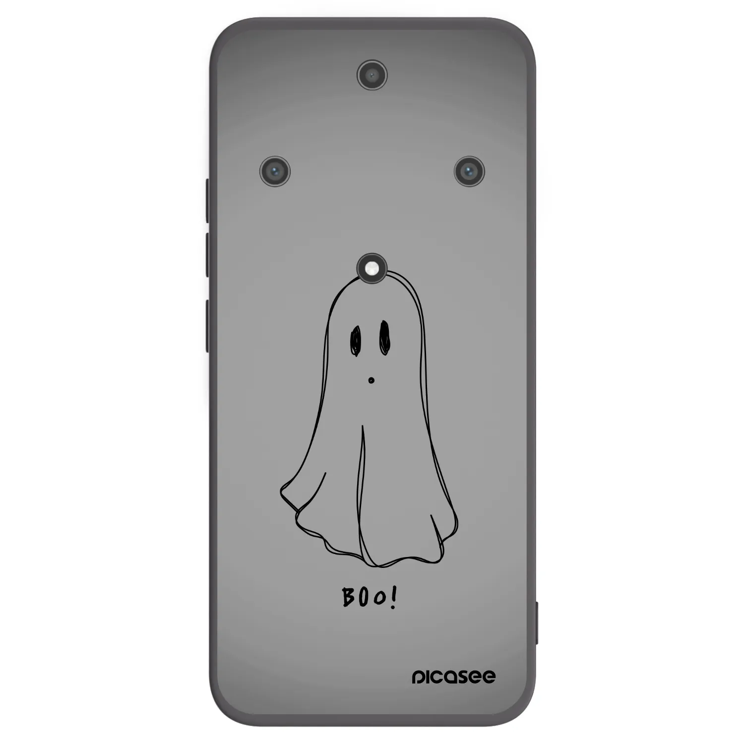 Picasee silikonski črni ovitek za Honor Magic5 Lite 5G - Ghost
