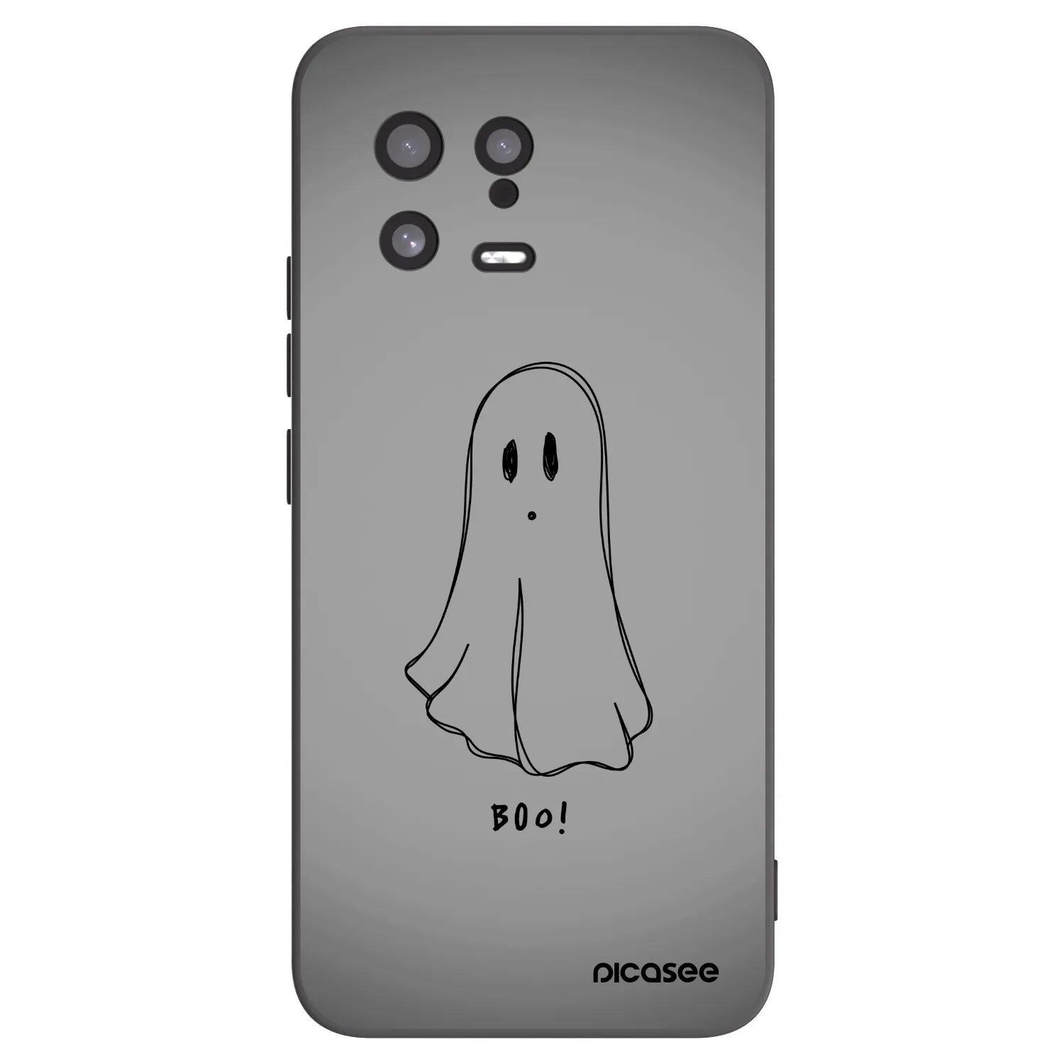 Picasee silikonski črni ovitek za Xiaomi 13 - Ghost
