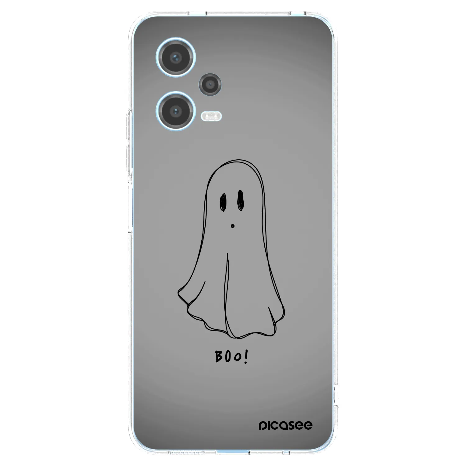 Picasee silikonski prozorni ovitek za Xiaomi Redmi Note 12 5G - Ghost