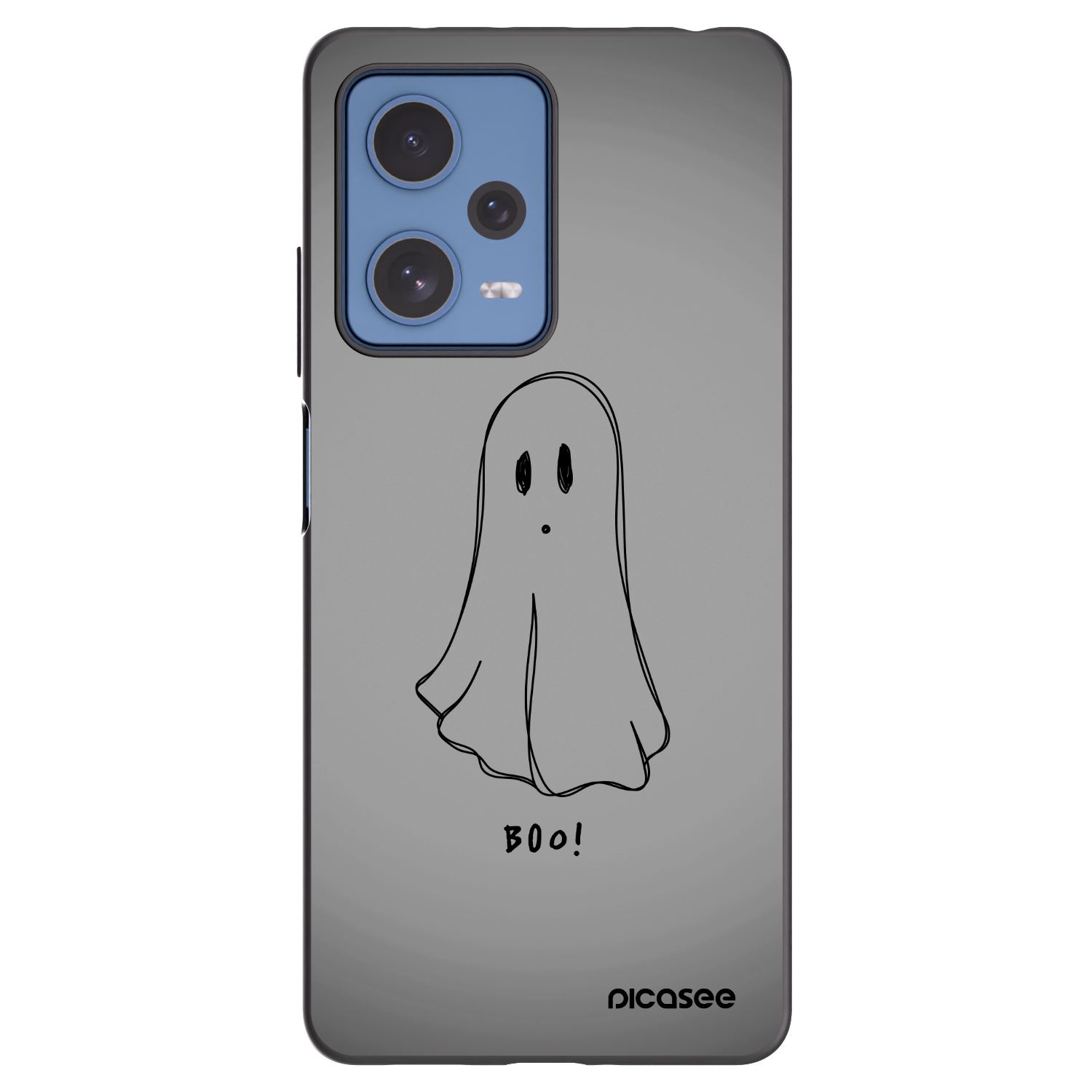Picasee silikonski črni ovitek za Xiaomi Redmi Note 12 Pro 5G - Ghost