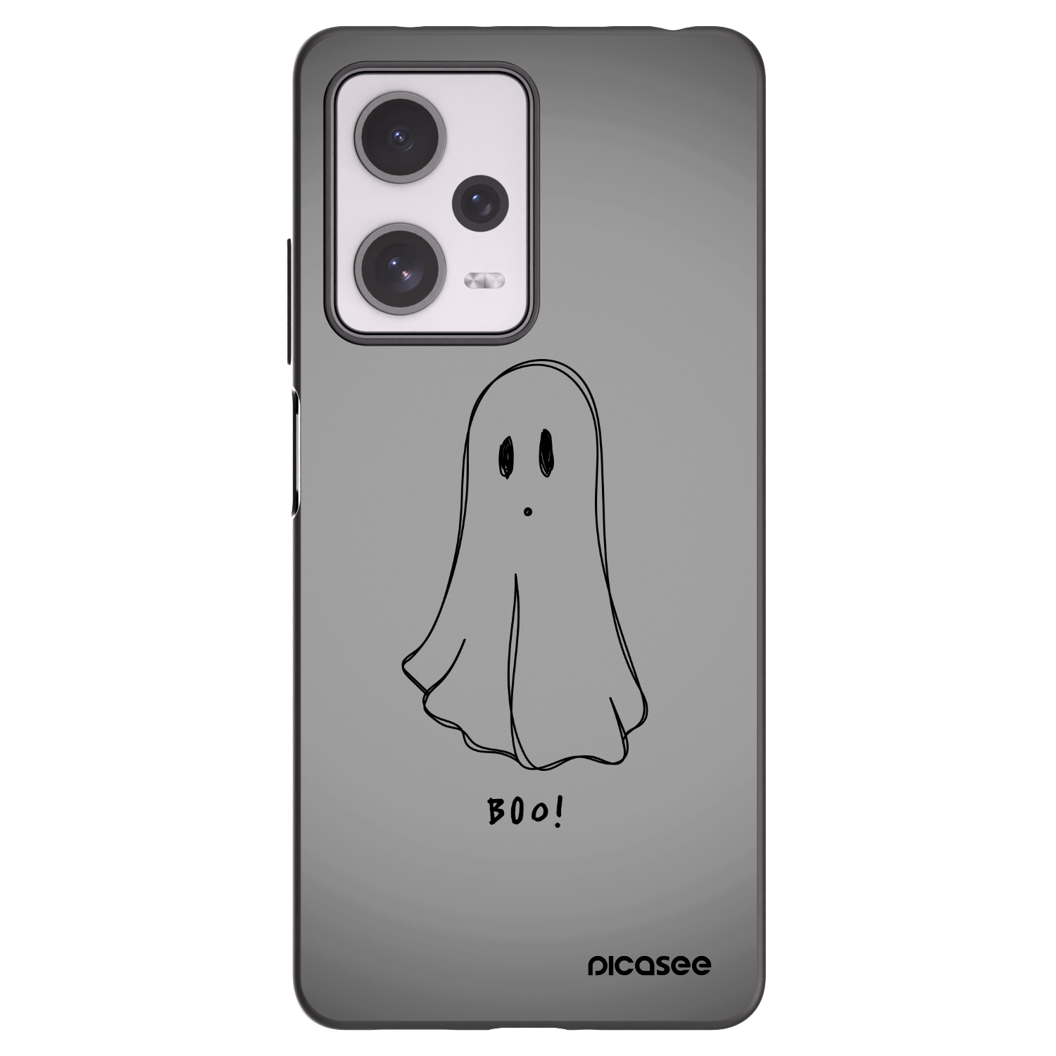 Picasee silikonski črni ovitek za Xiaomi Redmi Note 12 Pro+ 5G - Ghost