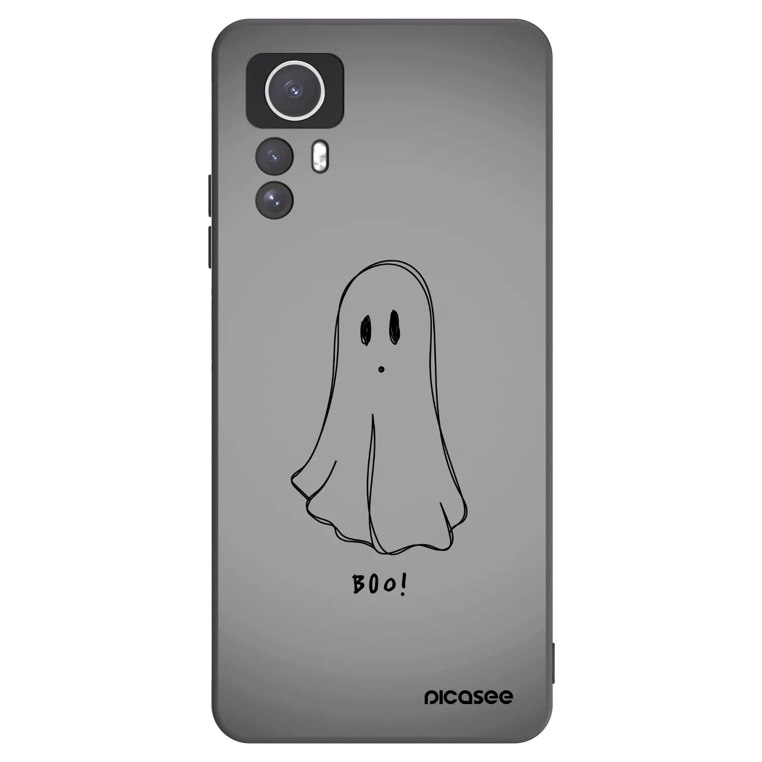 Picasee silikonski črni ovitek za Xiaomi Redmi Note 12S - Ghost