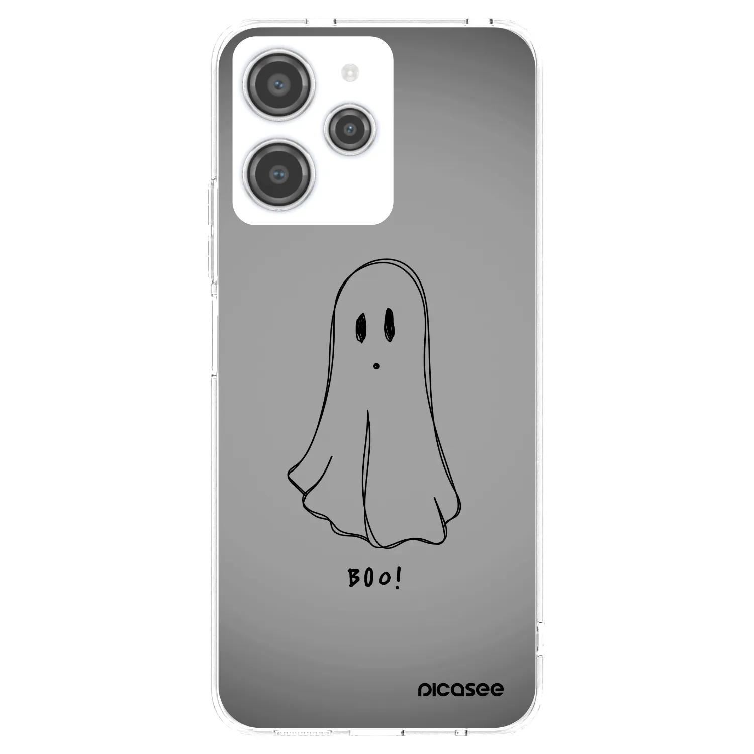 Picasee silikonski prozorni ovitek za Xiaomi Redmi 12 4G - Ghost