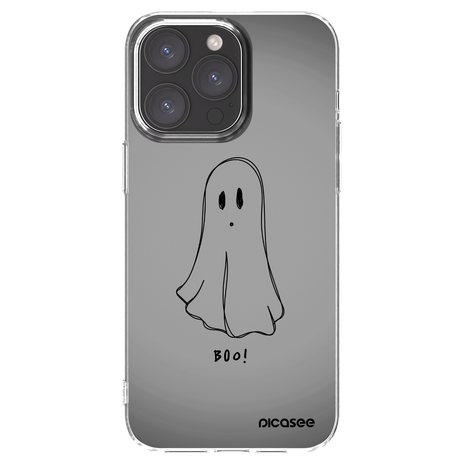 Picasee silikonski prozorni ovitek za Apple iPhone 15 Pro Max - Ghost