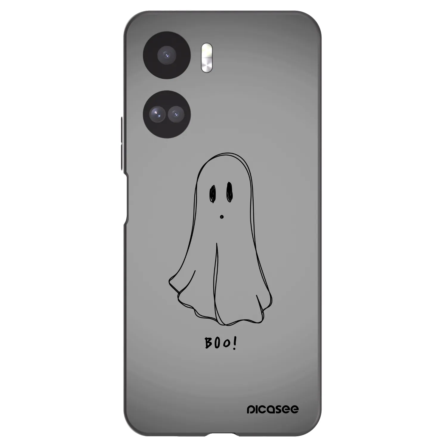 Picasee silikonski črni ovitek za Honor 90 Lite 5G - Ghost