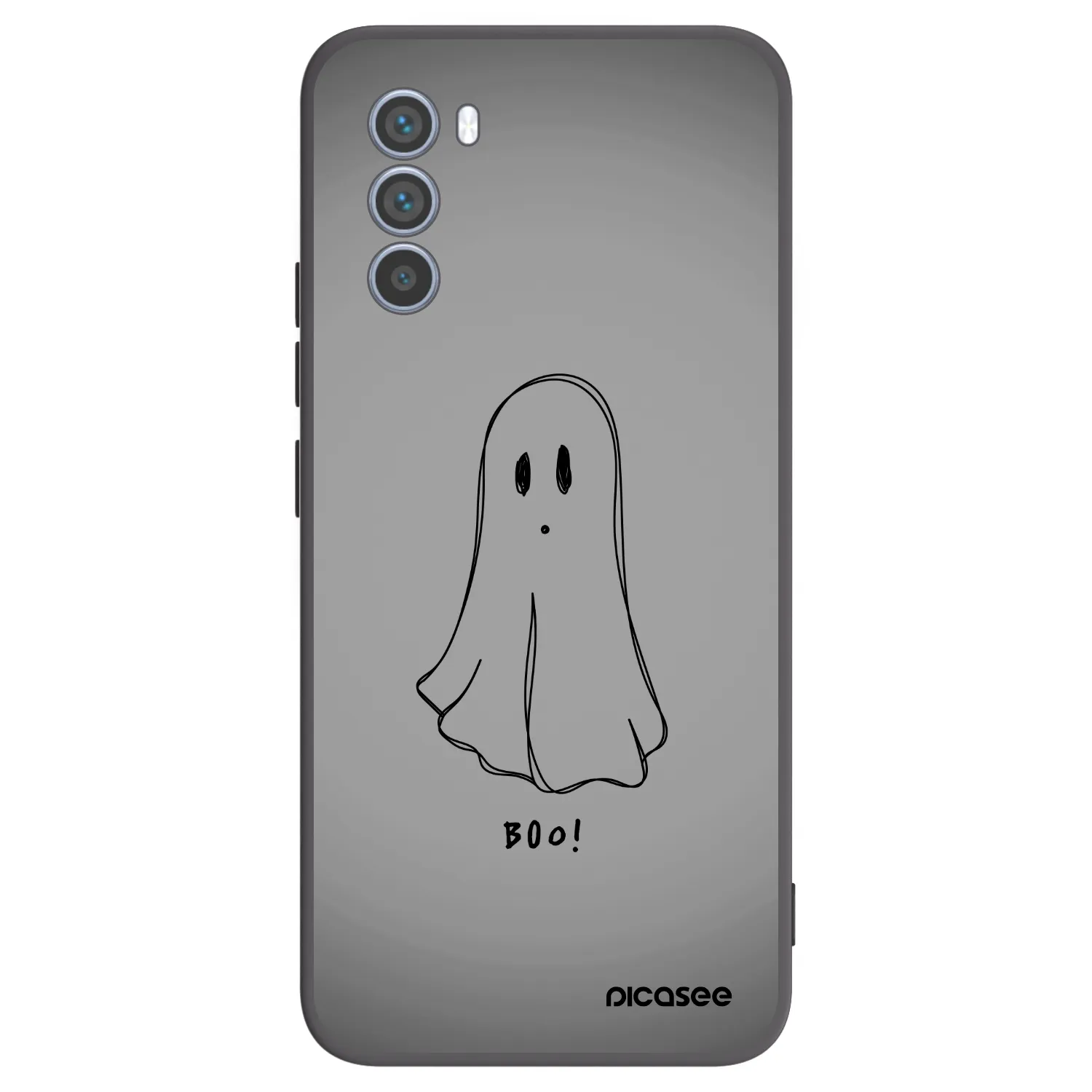 Picasee silikonski črni ovitek za Motorola Moto G62 - Ghost