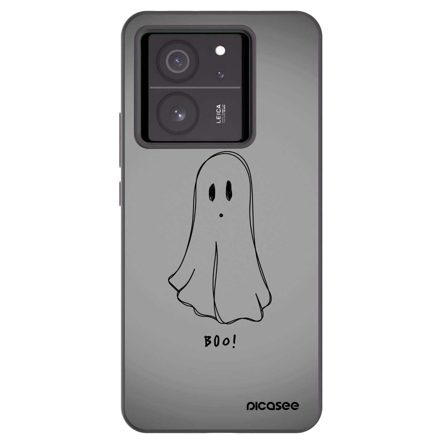 Picasee silikonski črni ovitek za Xiaomi 13T - Ghost