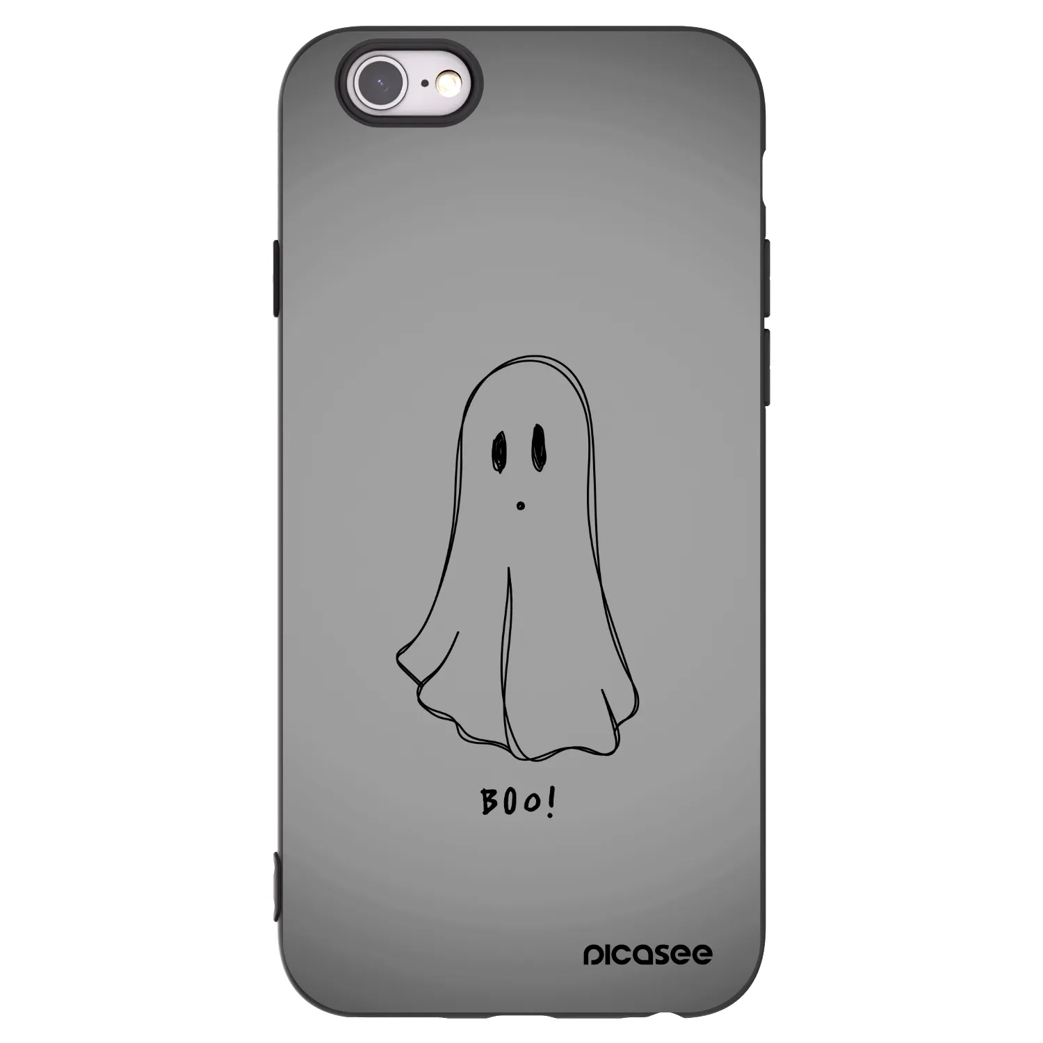 Picasee silikonski črni ovitek za Apple iPhone 6/6S - Ghost