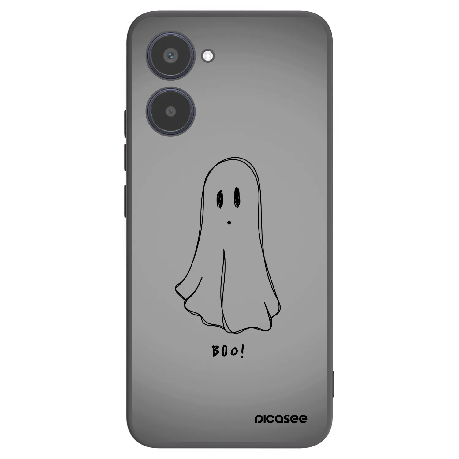 Picasee silikonski črni ovitek za Realme 10 4G - Ghost
