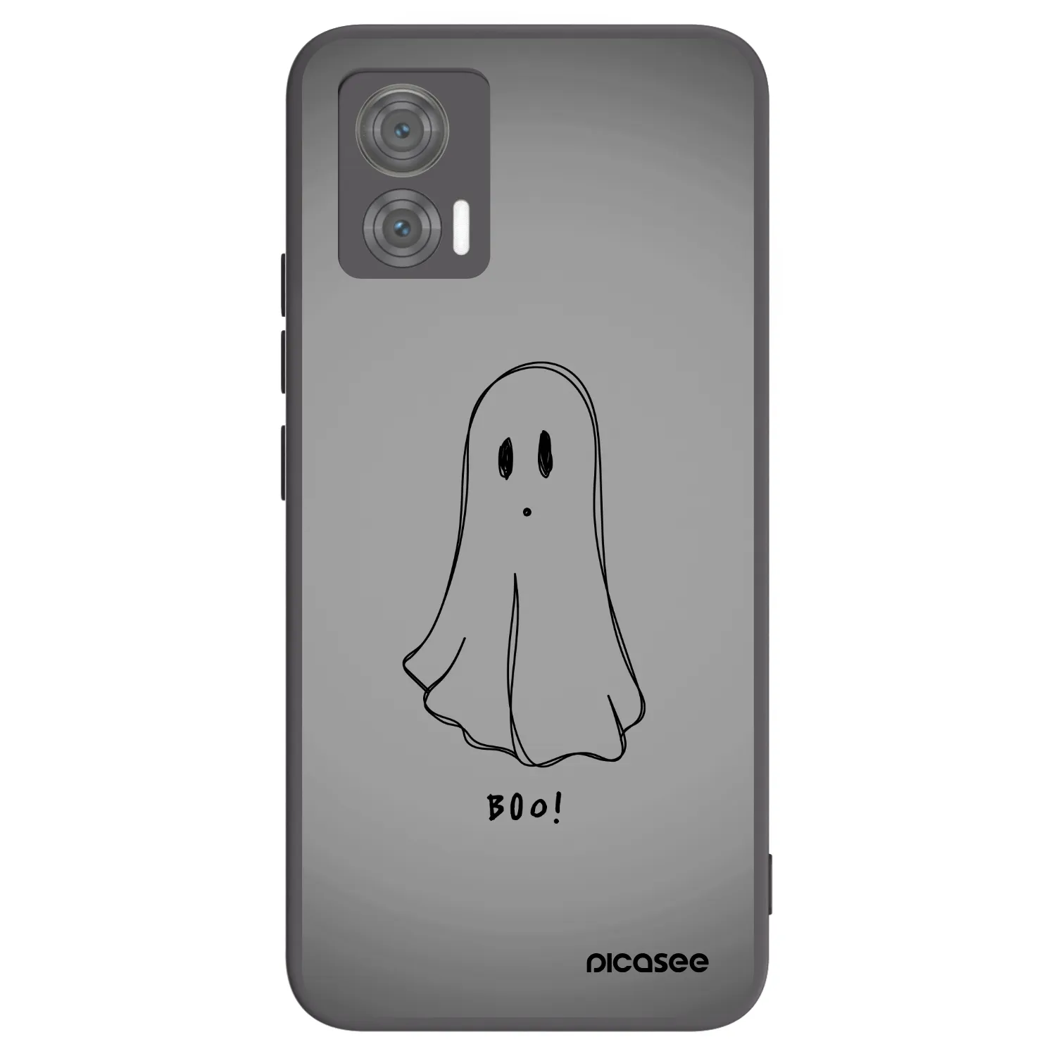 Picasee silikonski črni ovitek za Motorola Edge 30 Neo - Ghost