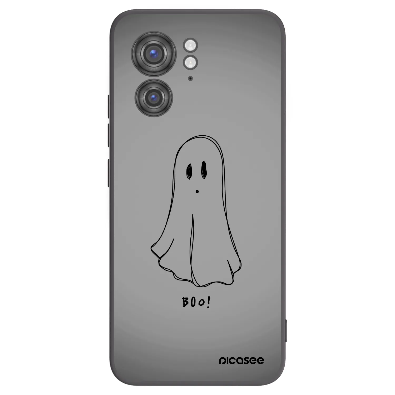 Picasee silikonski črni ovitek za Motorola Edge 40 - Ghost