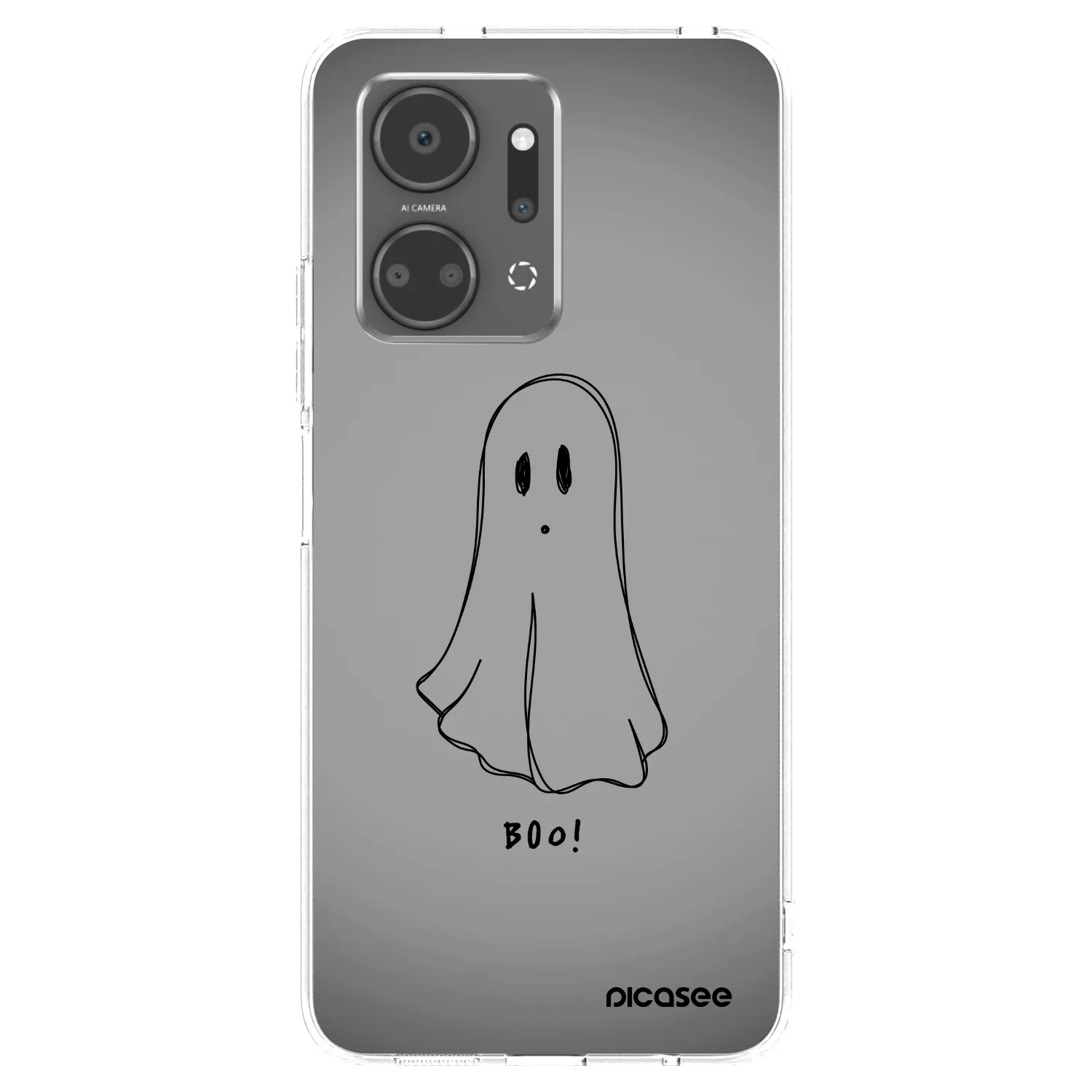Picasee silikonski prozorni ovitek za Honor X7a - Ghost