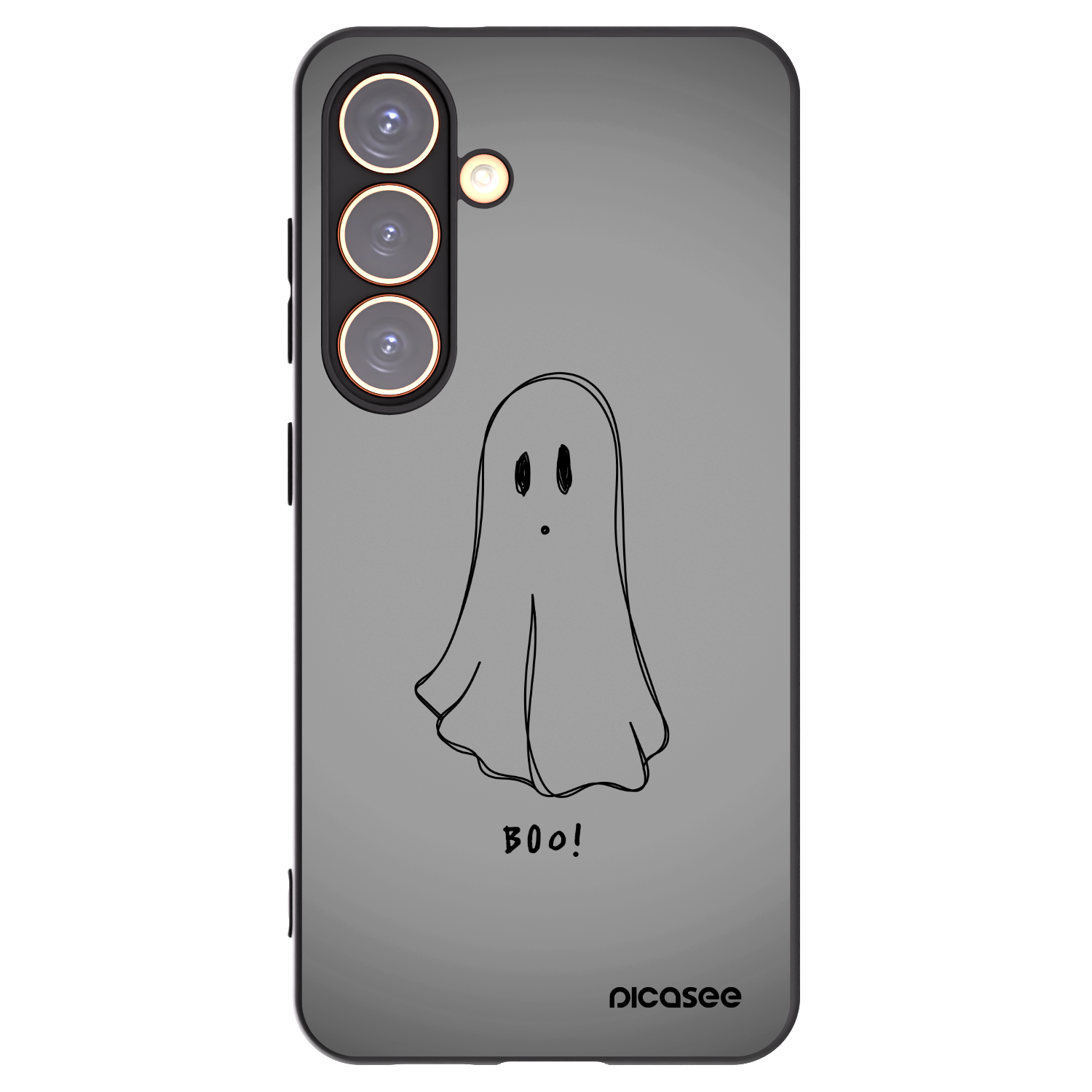 Picasee silikonski črni ovitek za Samsung Galaxy S24 S921B 5G - Ghost