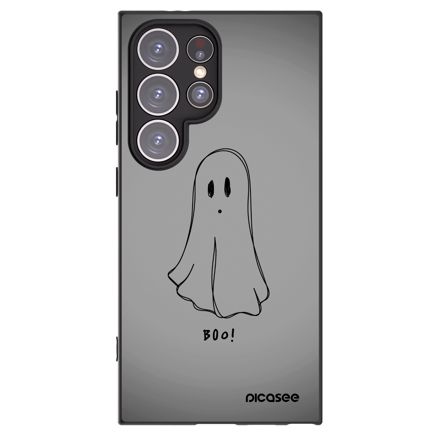 Picasee silikonski črni ovitek za Samsung Galaxy S24 Ultra S928B 5G - Ghost