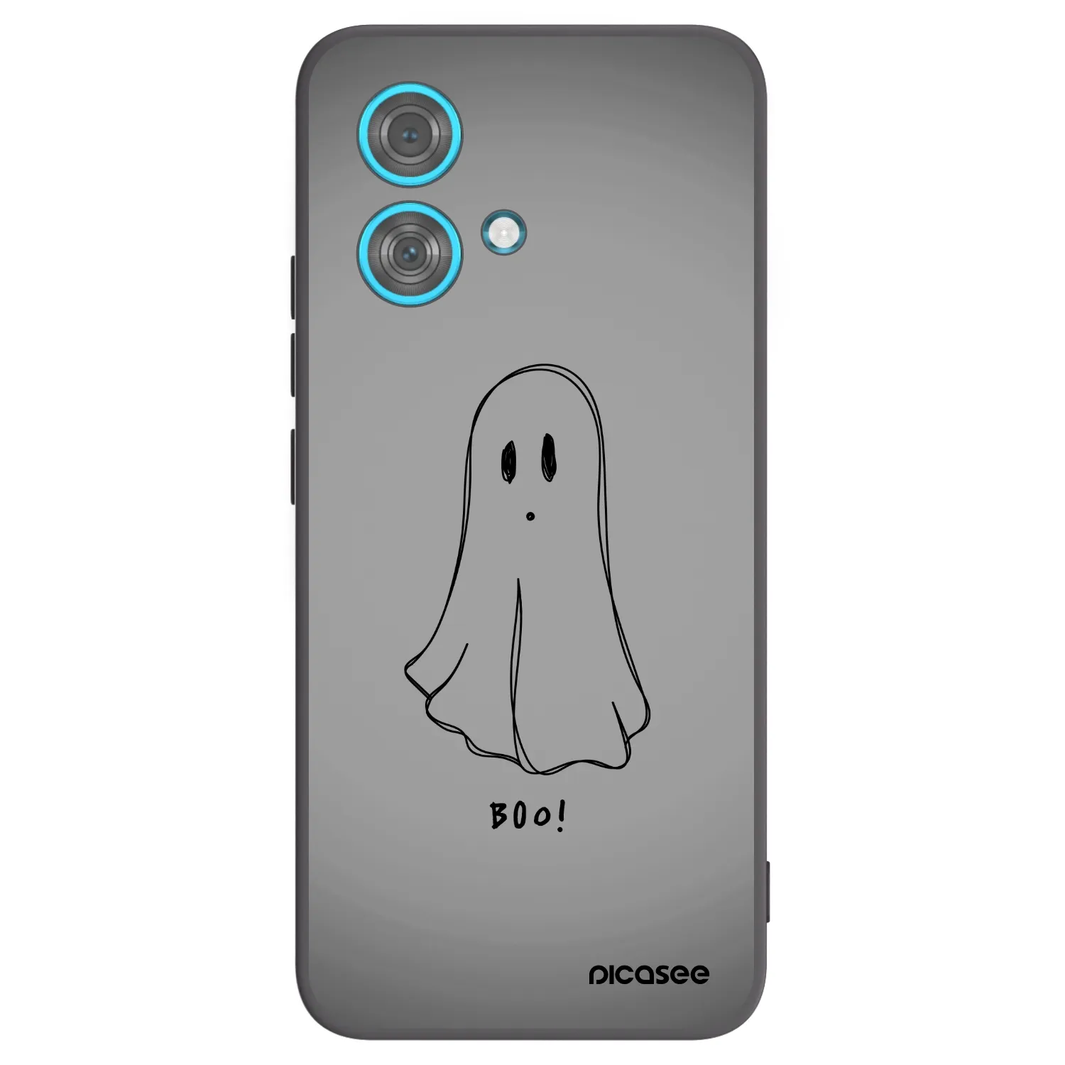 Picasee silikonski črni ovitek za Motorola Edge 40 Neo - Ghost