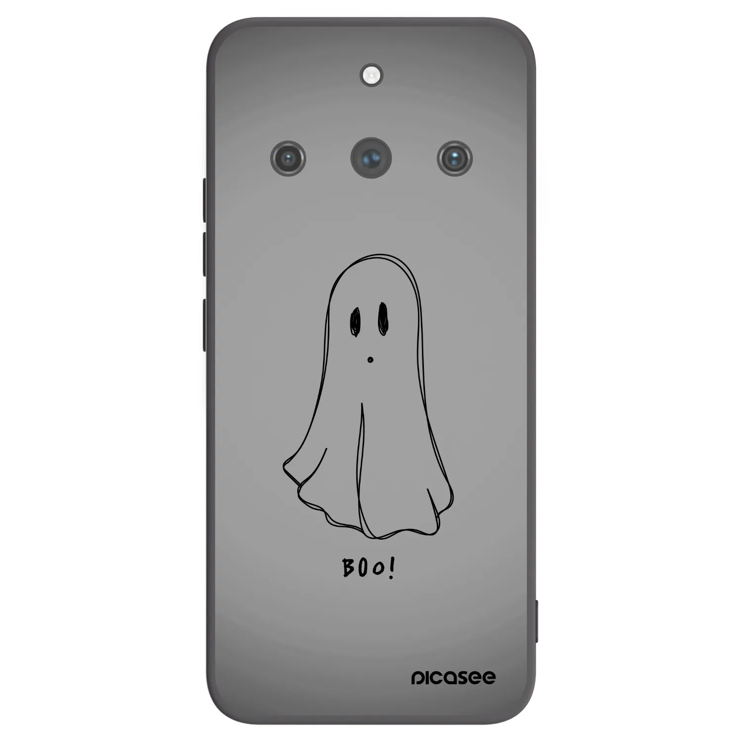 Picasee silikonski črni ovitek za Realme 11 Pro+ - Ghost