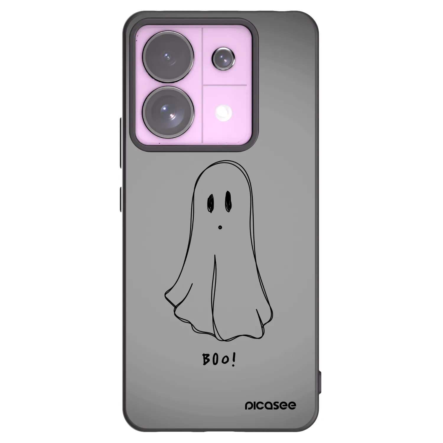 Picasee silikonski črni ovitek za Xiaomi Redmi Note 13 Pro 5G - Ghost