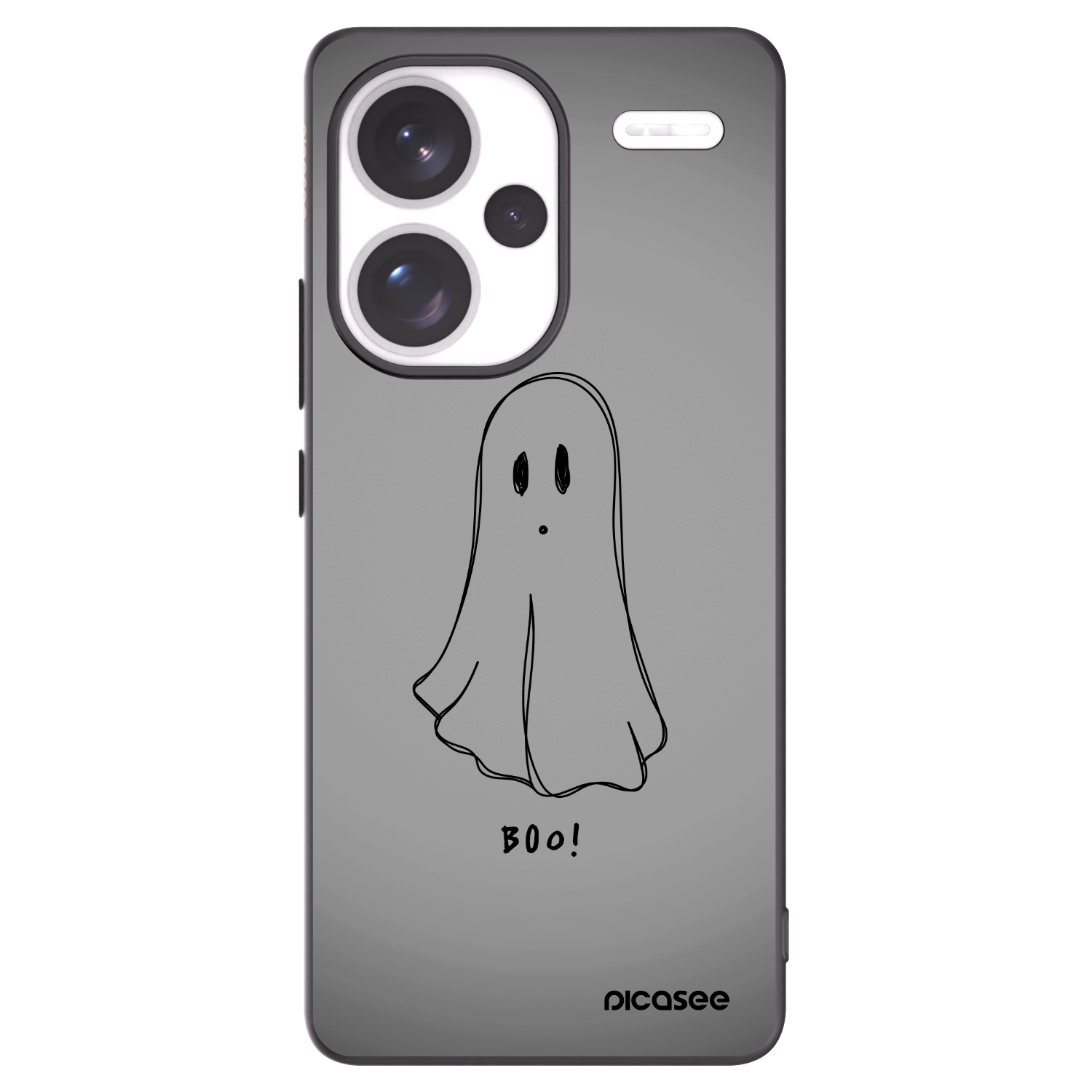 Picasee silikonski črni ovitek za Xiaomi Redmi Note 13 Pro+ 5G - Ghost