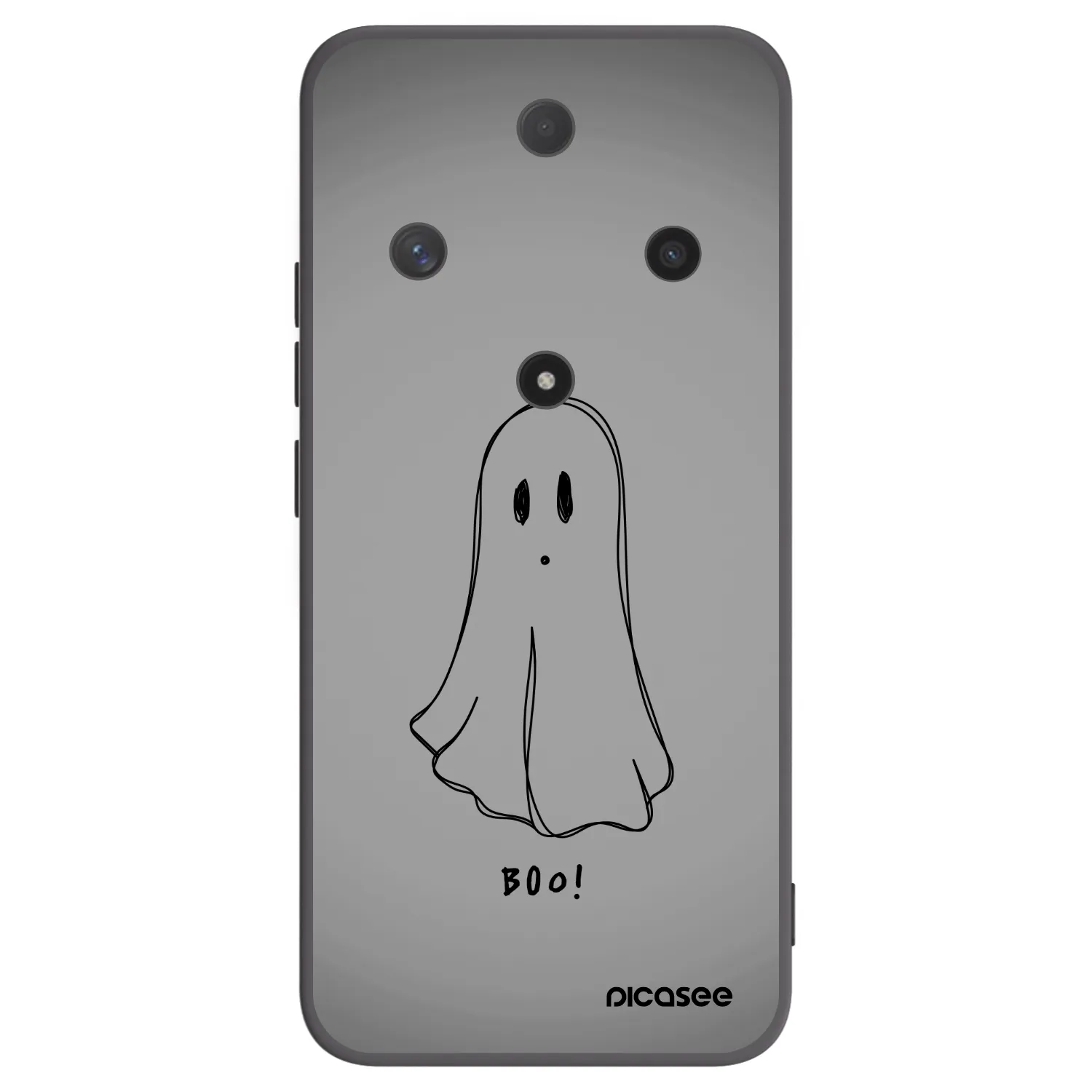Picasee silikonski črni ovitek za Honor Magic6 Lite 5G - Ghost