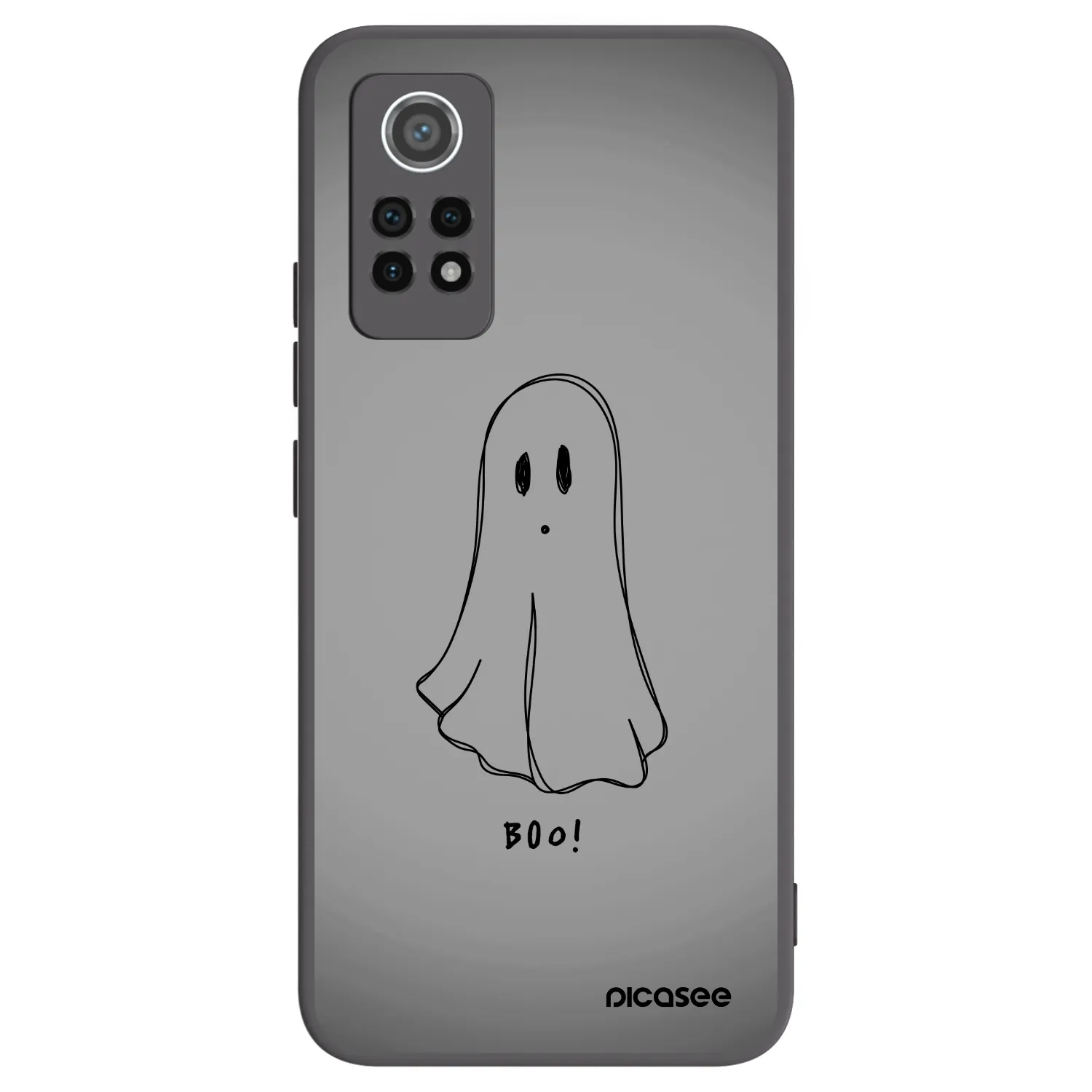Picasee silikonski črni ovitek za Xiaomi Redmi Note 12 Pro 4G - Ghost