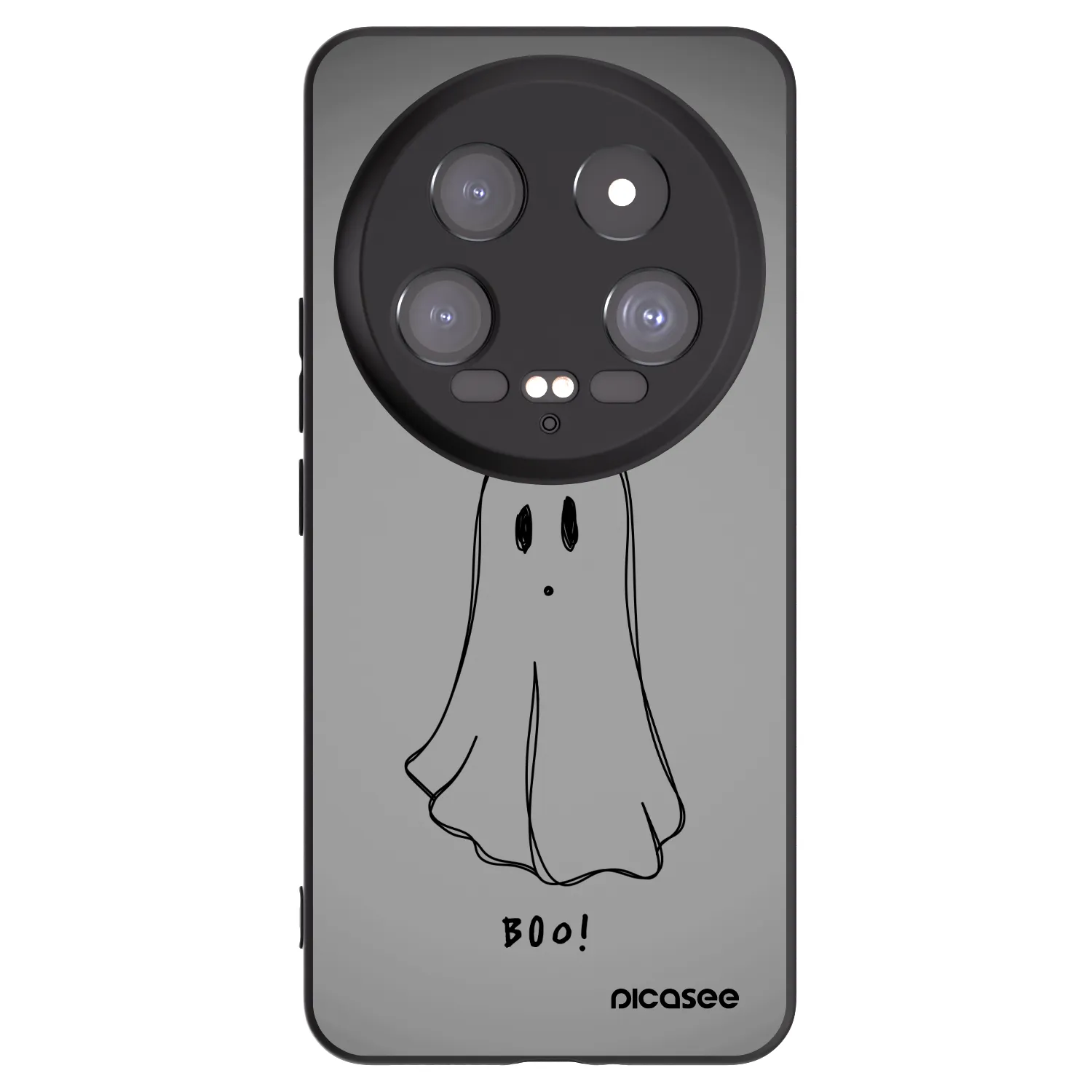 Picasee silikonski črni ovitek za Xiaomi 14 Ultra - Ghost