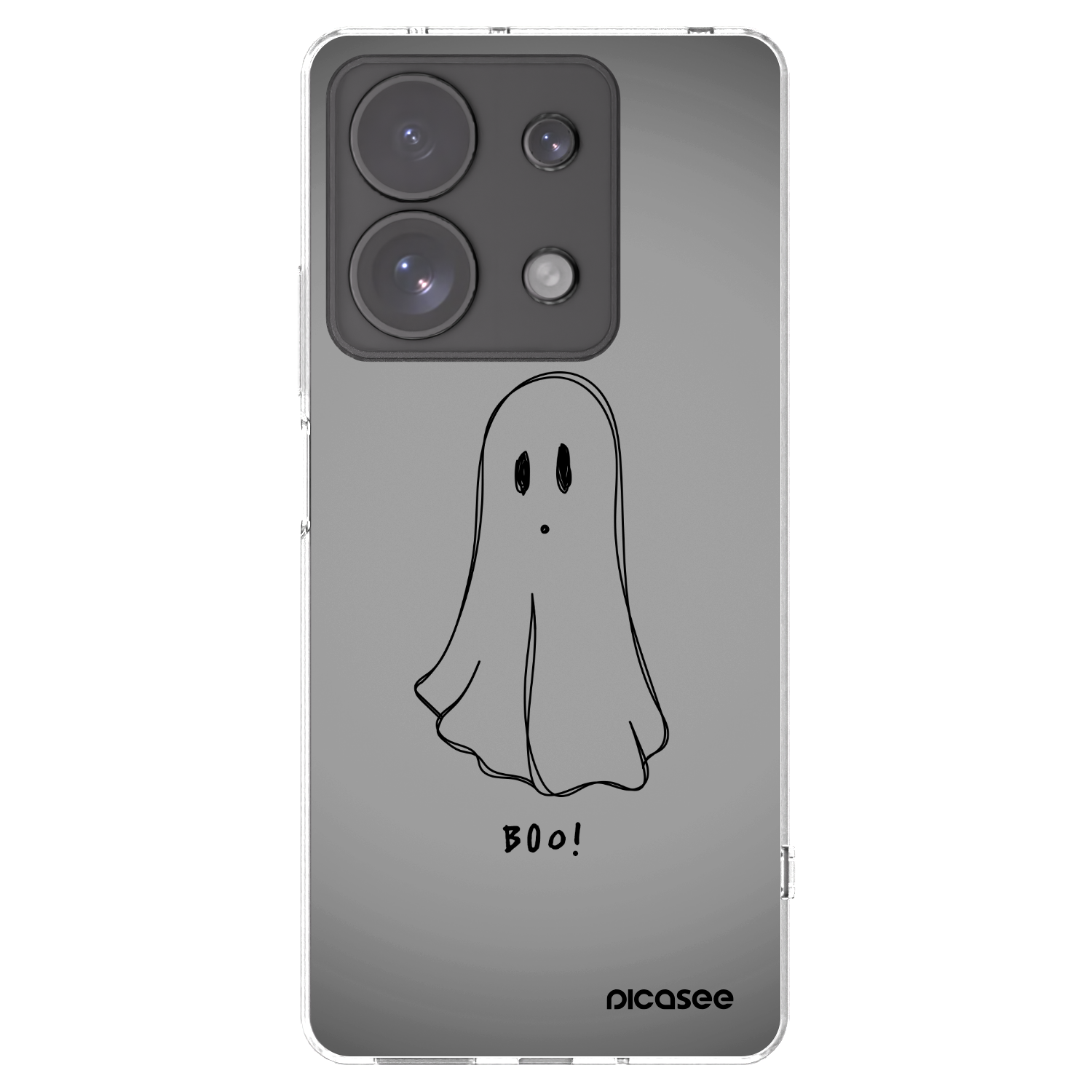 Picasee silikonski prozorni ovitek za Xiaomi Redmi Note 13 Pro 4G - Ghost
