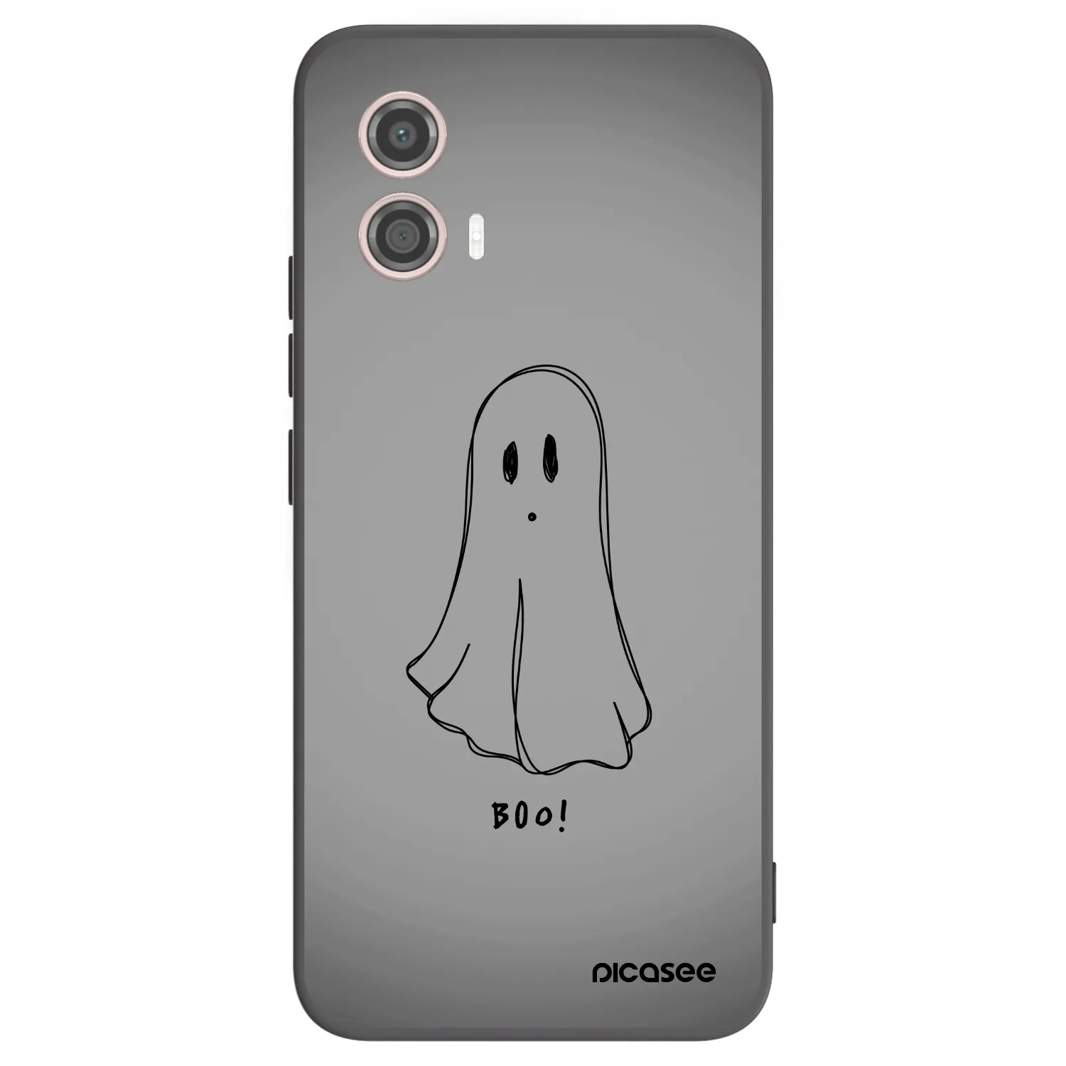 Picasee silikonski črni ovitek za Motorola Moto G53 5G - Ghost
