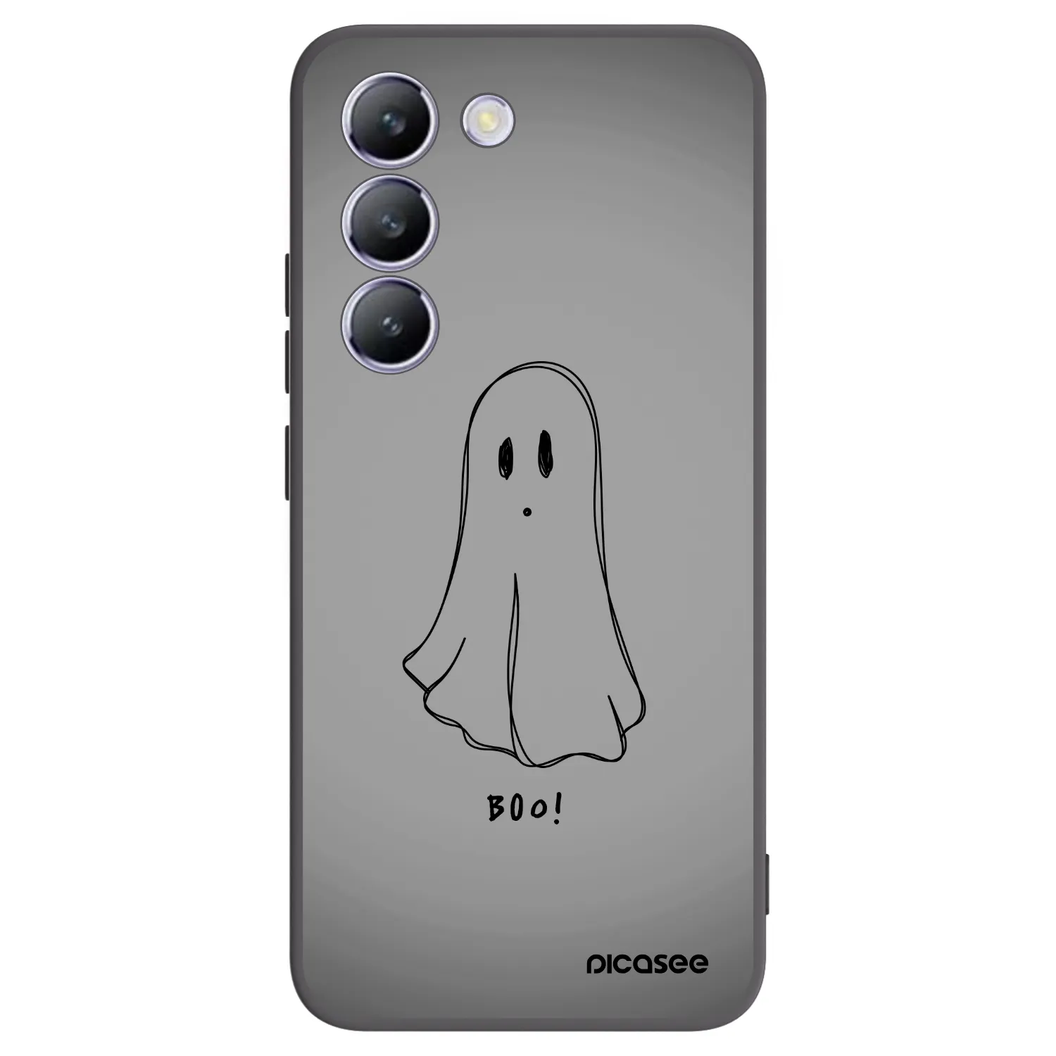 Picasee silikonski črni ovitek za Vivo V40 SE 5G - Ghost