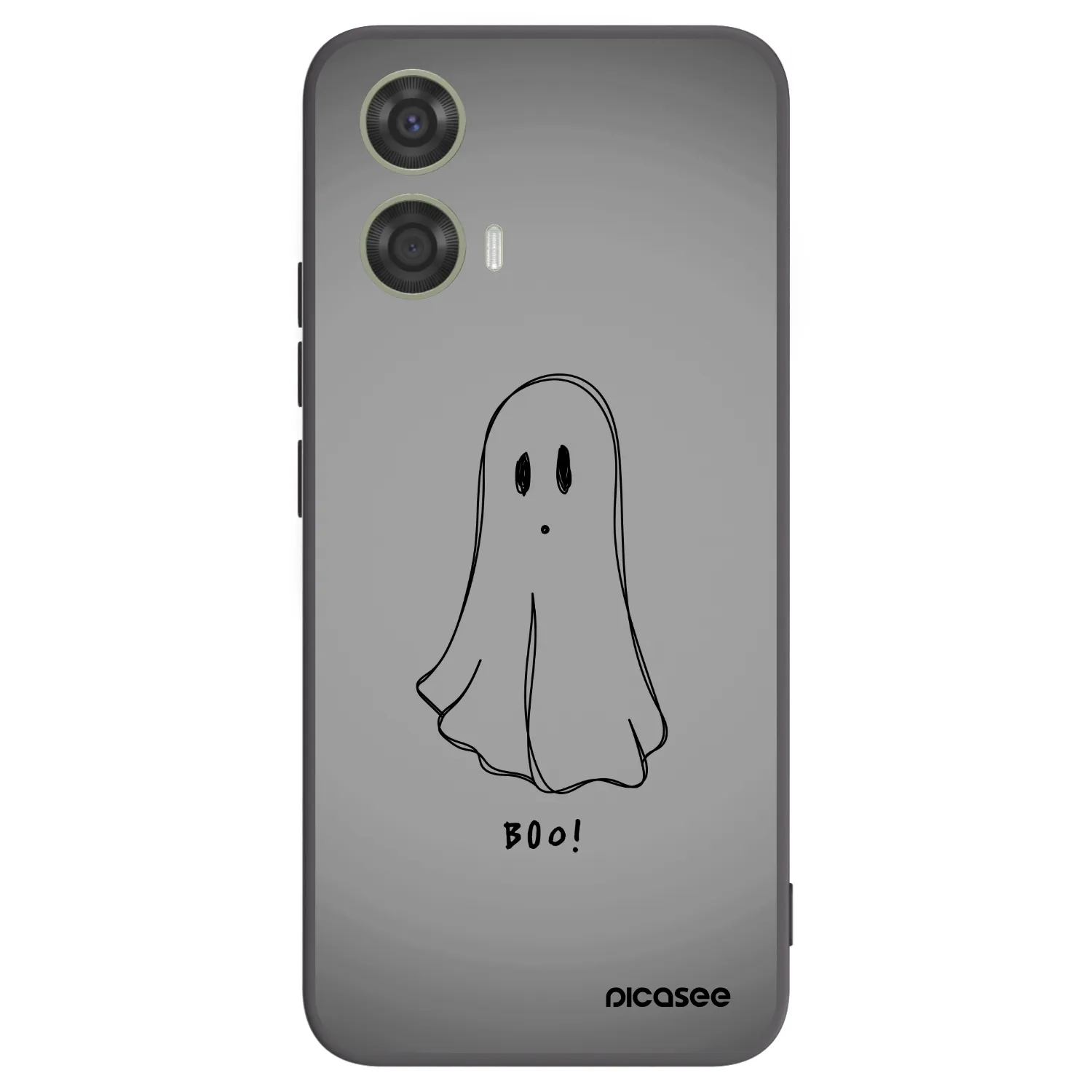 Picasee silikonski črni ovitek za Motorola Moto G24 - Ghost