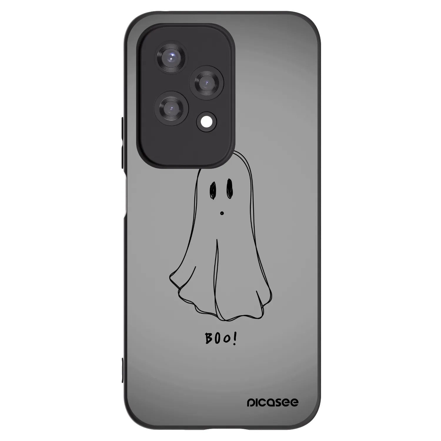 Picasee silikonski črni ovitek za Honor 200 Lite - Ghost