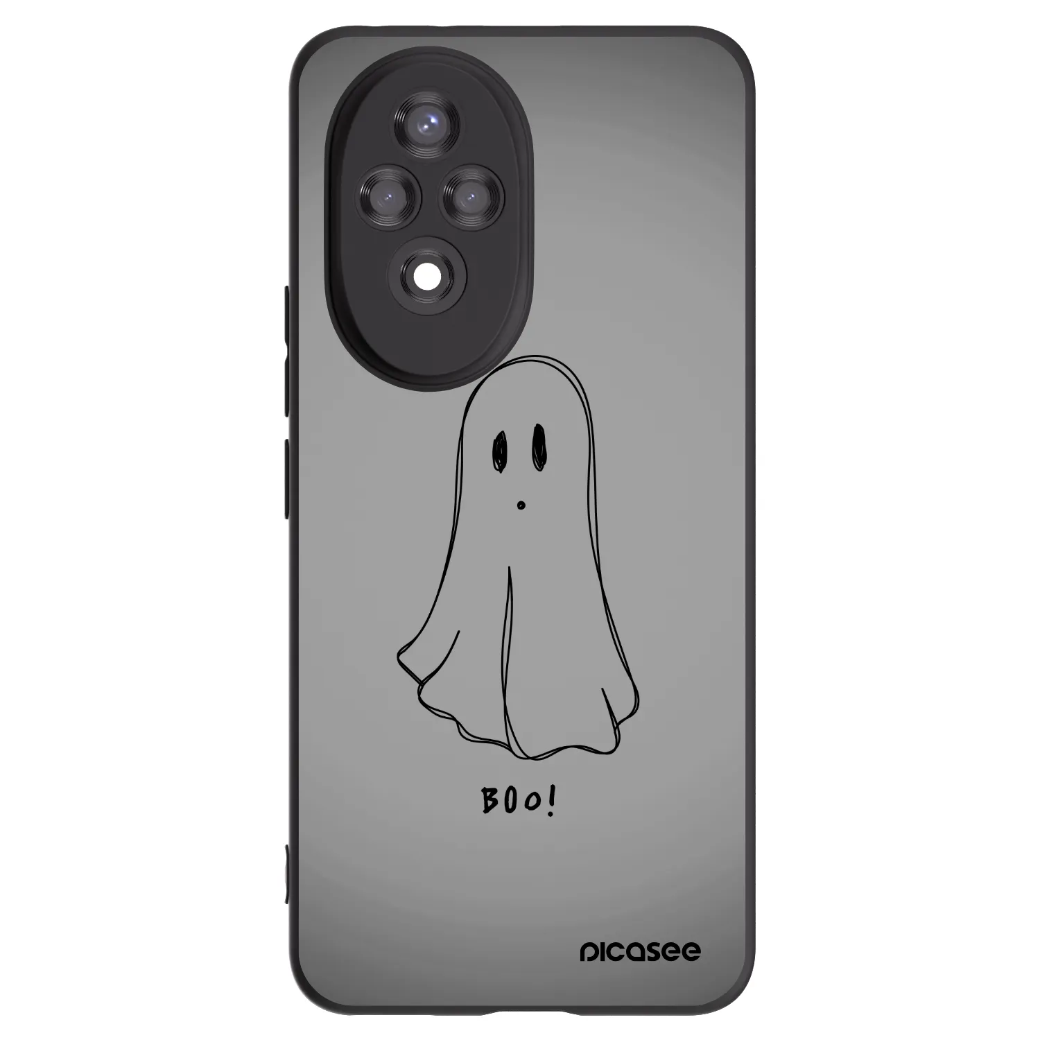Picasee silikonski črni ovitek za Honor 200 5G - Ghost