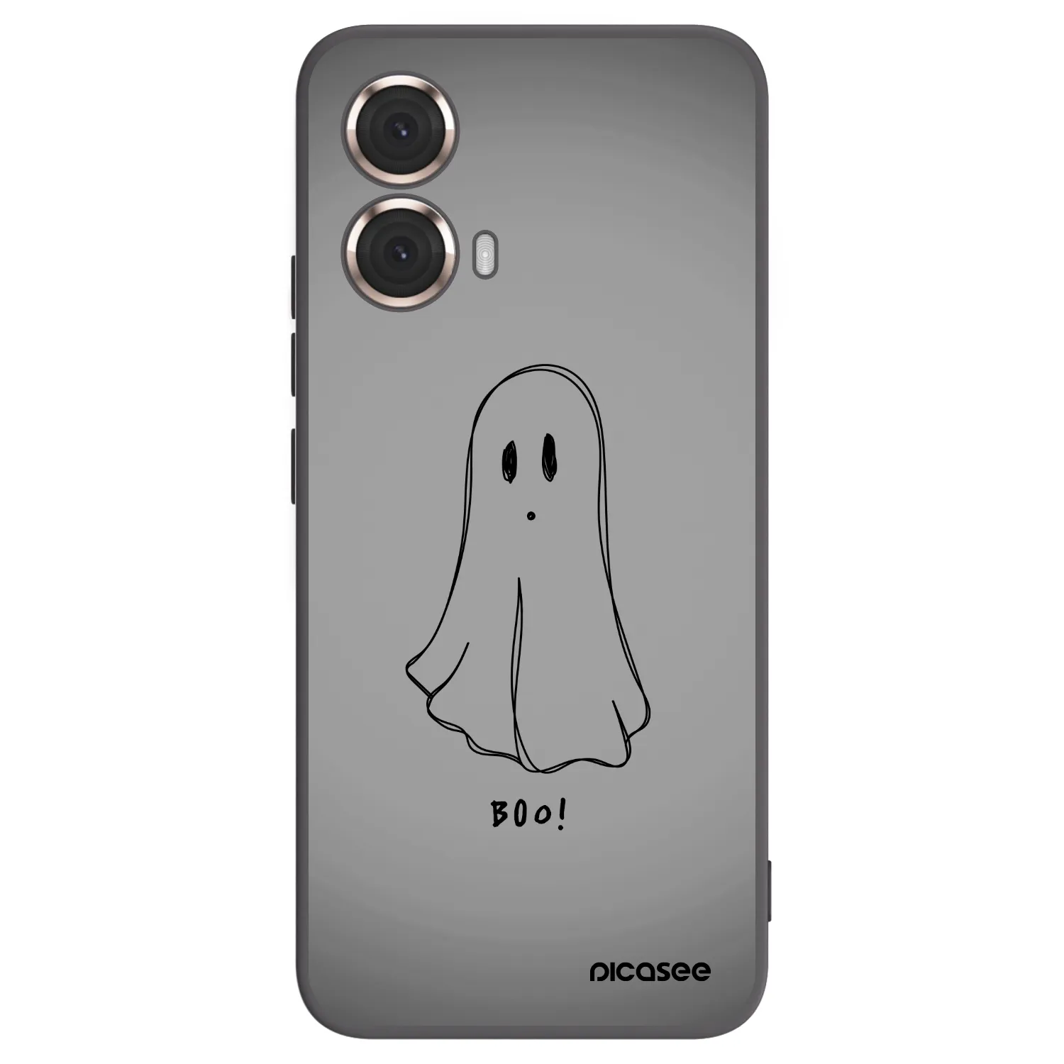 Picasee silikonski črni ovitek za Motorola Moto G85 - Ghost